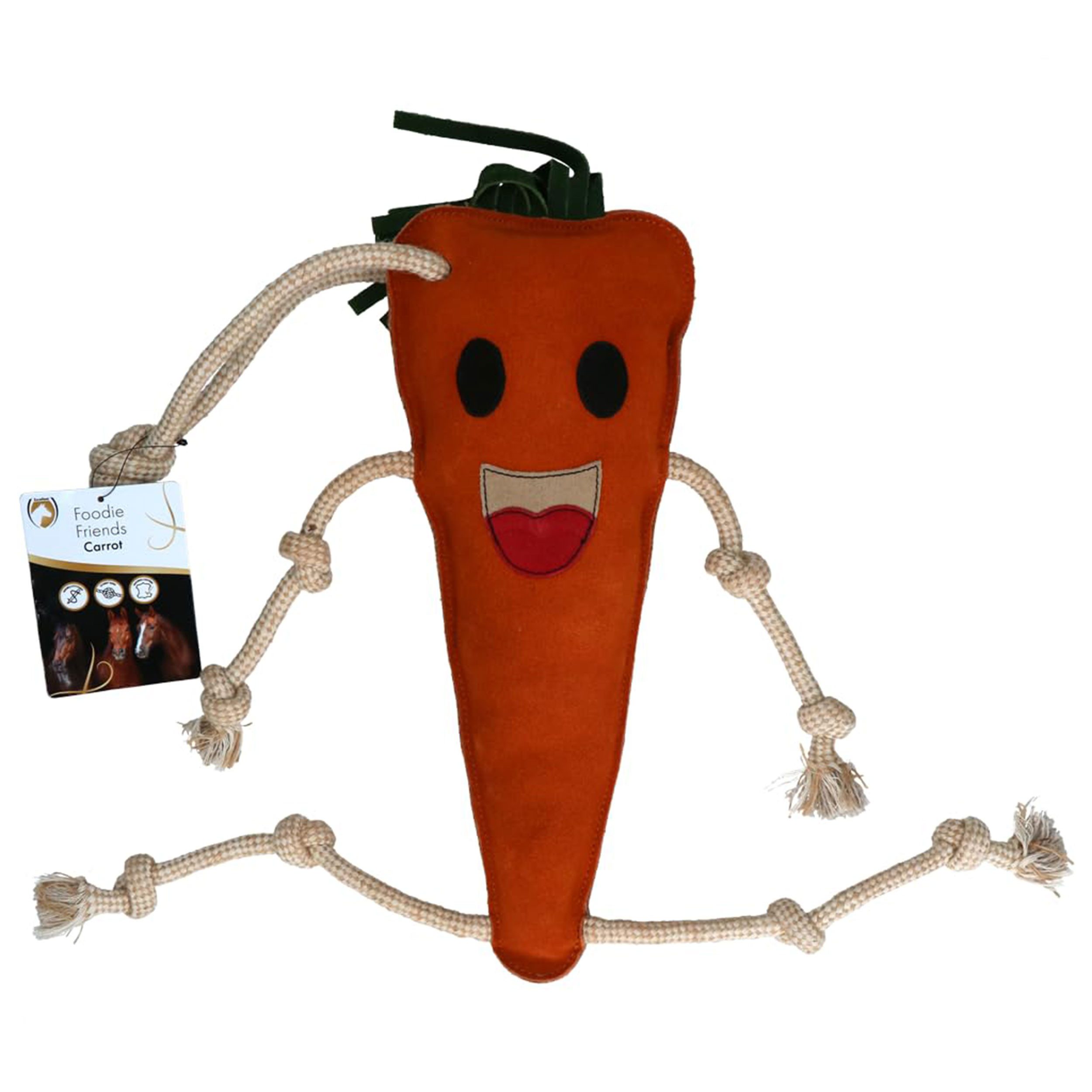 Hofman animal care Tier-Beschäftigungsspielzeug Pferdespielzeug "Carrot" Foodie Friends