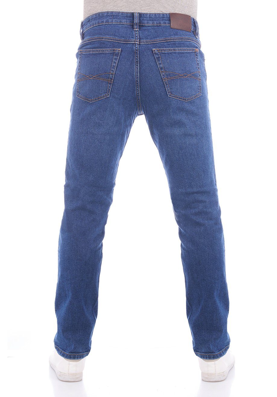 Herren Hose Slim-fit-Jeans Pipe Ranger Jeanshose Fit mit Slim Stretch Denim (4638) Stone Paddock's