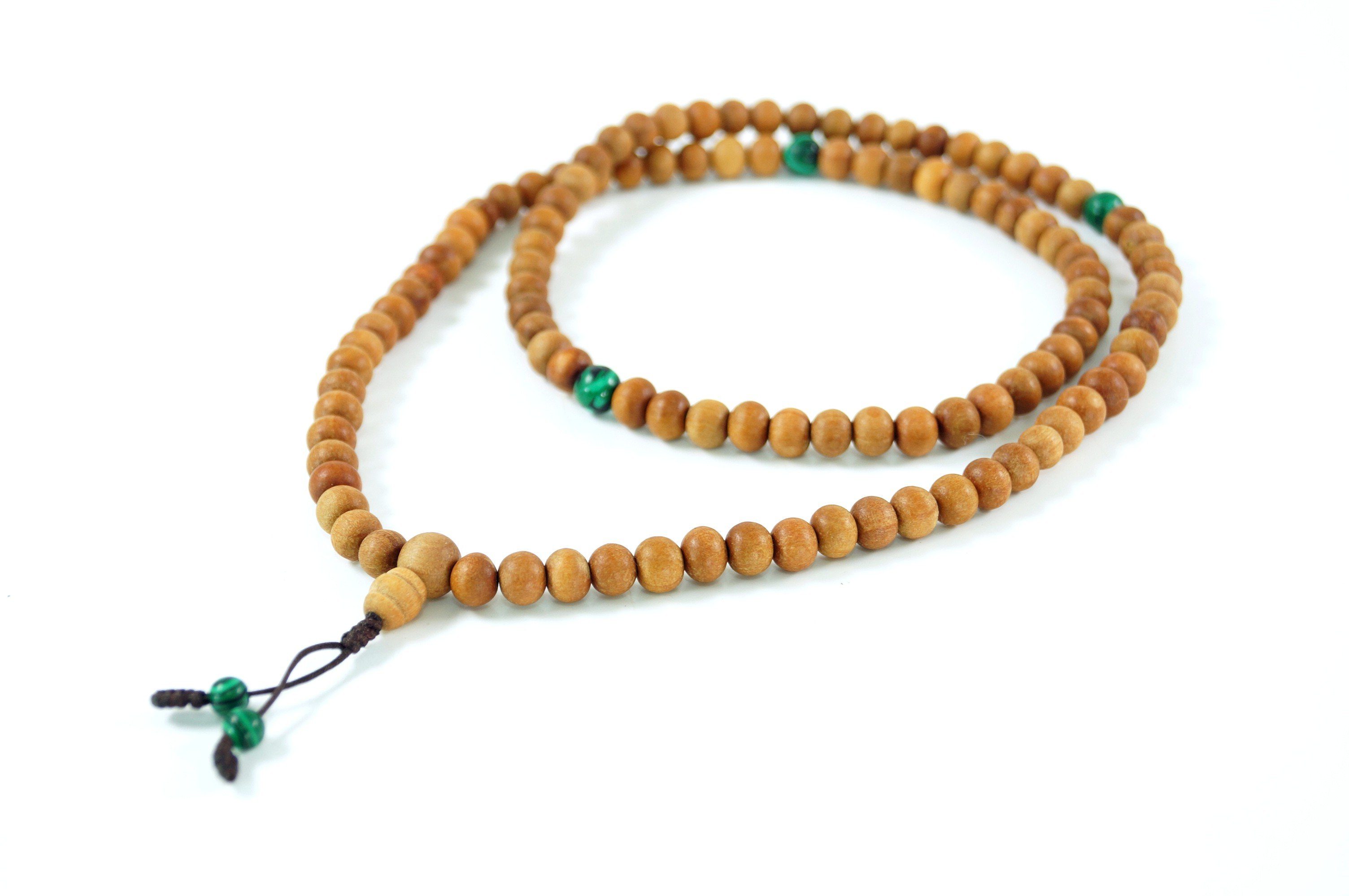 Guru-Shop Perlenkette Tibetische Gebetskette, Buddhistische Mala..