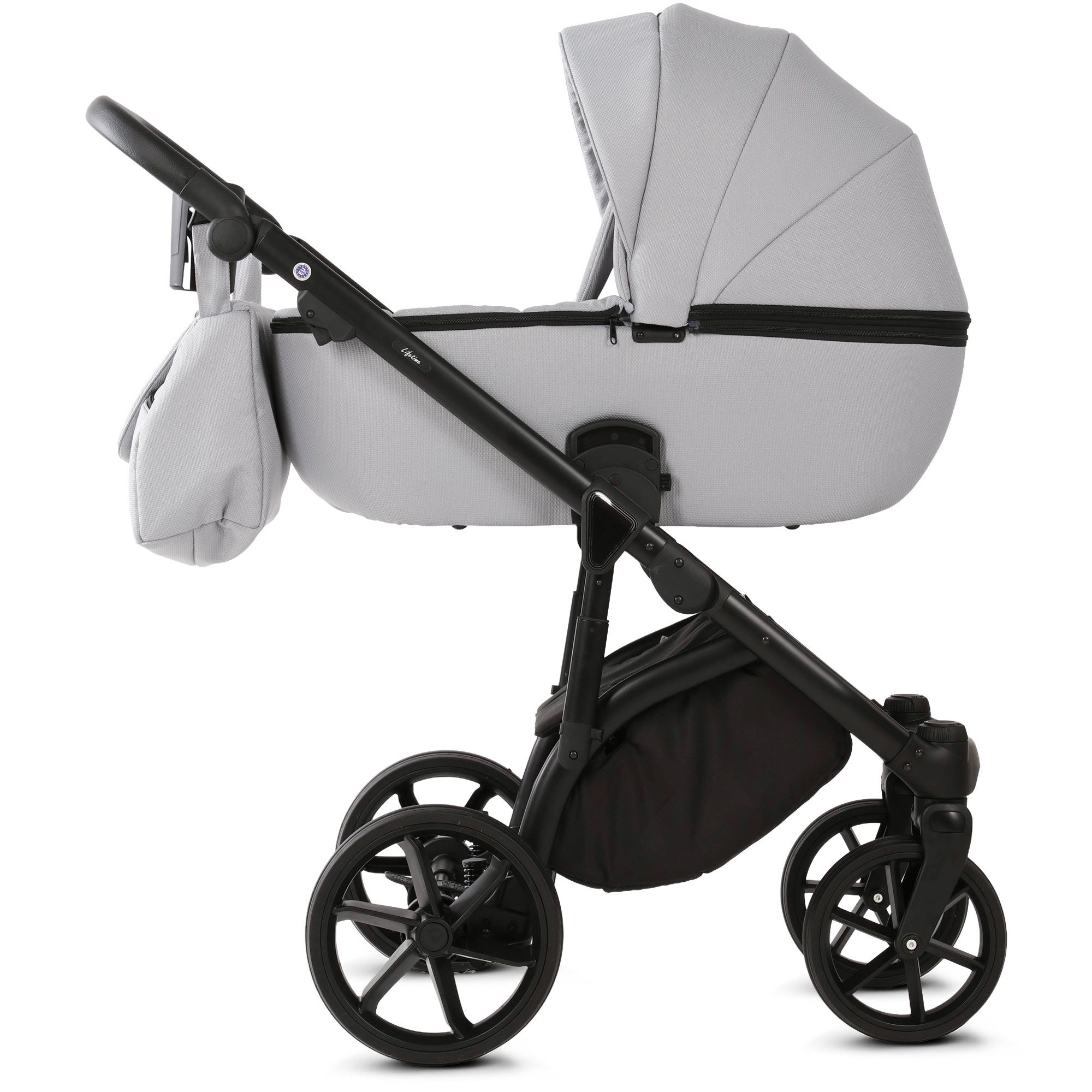 Knirpsenland Kombi-Kinderwagen Lifetime Sportsitz, Wickeltasche, viel Zubehör 2in1, Top Federung, (Spar Set), Kinderwagen mit Sportaufsatz, mit Schwenkrädern, Top Federung
