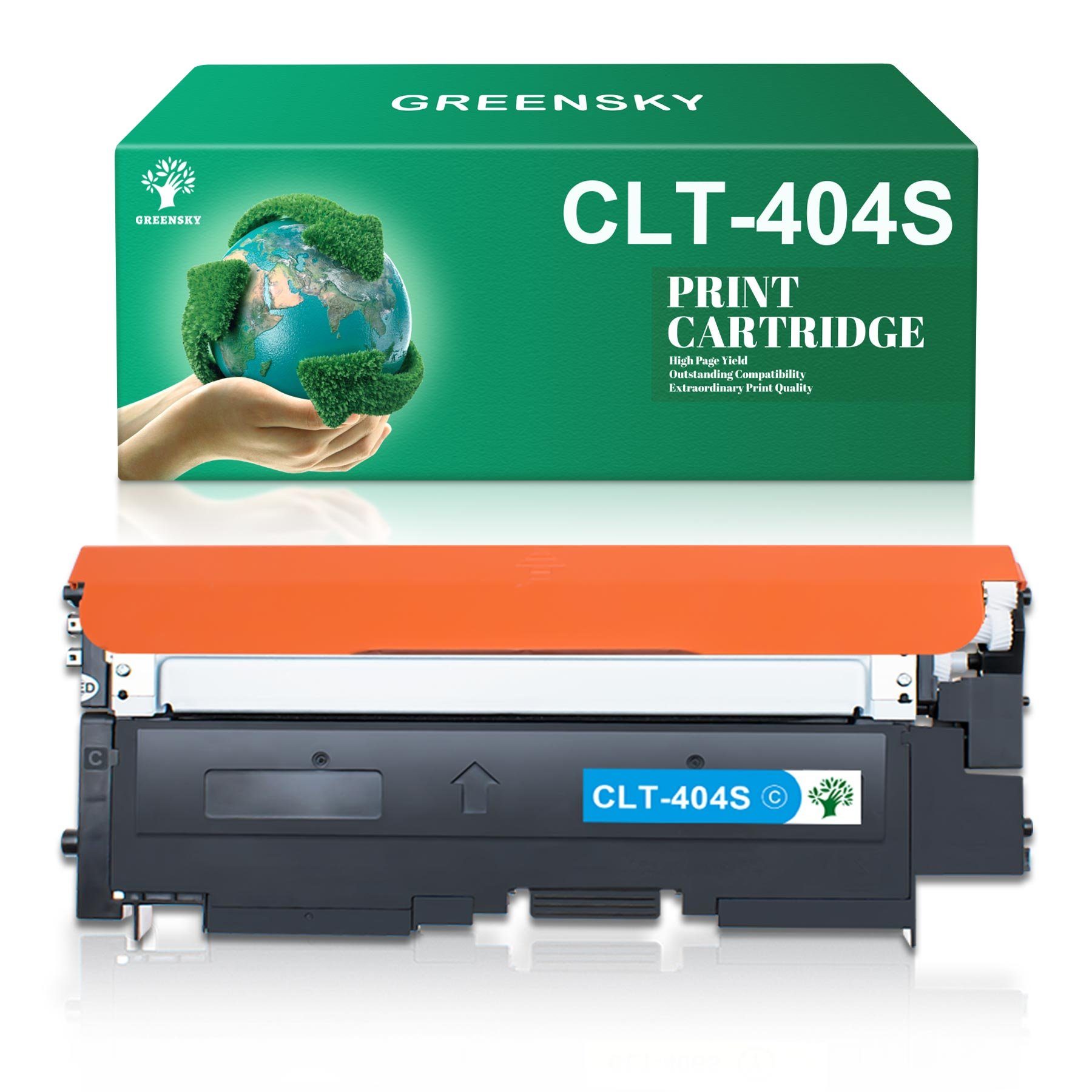 Tonerkartusche kompatibler CLT-Y404S CLT-C404S Greensky 1x CLT-M404S CLT-K404S Cyan