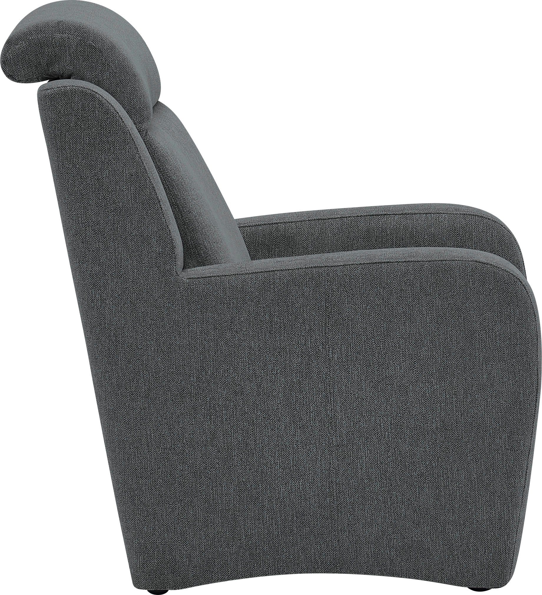 3-Sitzer Varese, Set Polstergarnitur in BECK und aus VILLA Sitzhöhe Sessel, Kopfteilverstellung, 2x (3-tlg), 49