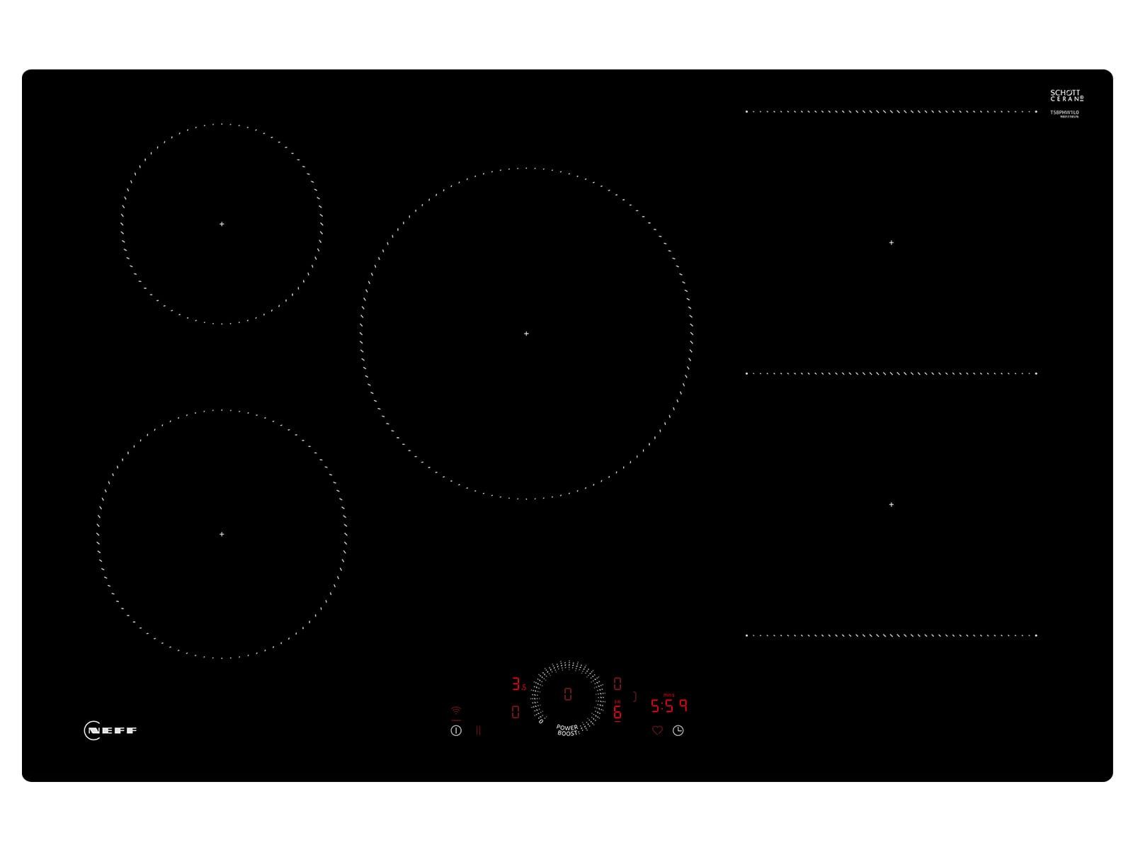 NEFF Induktions-Kochfeld T58PHW1L0, autark, TouchControl-Bedienung