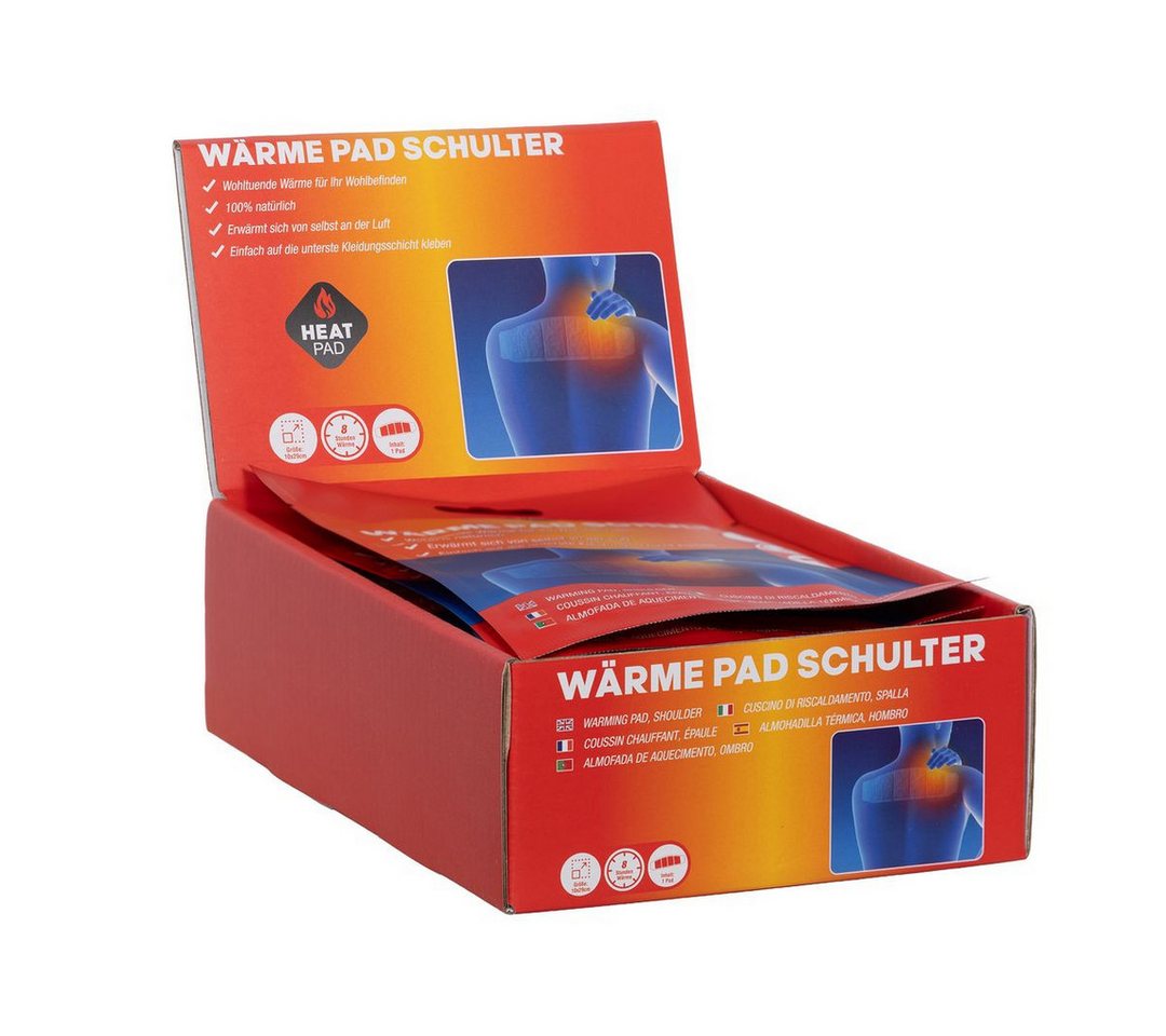 laro Wärmepad Schulter Wärmepflaster 10 Stk – 8 h Wärme & Entspannung, 10-tlg.
