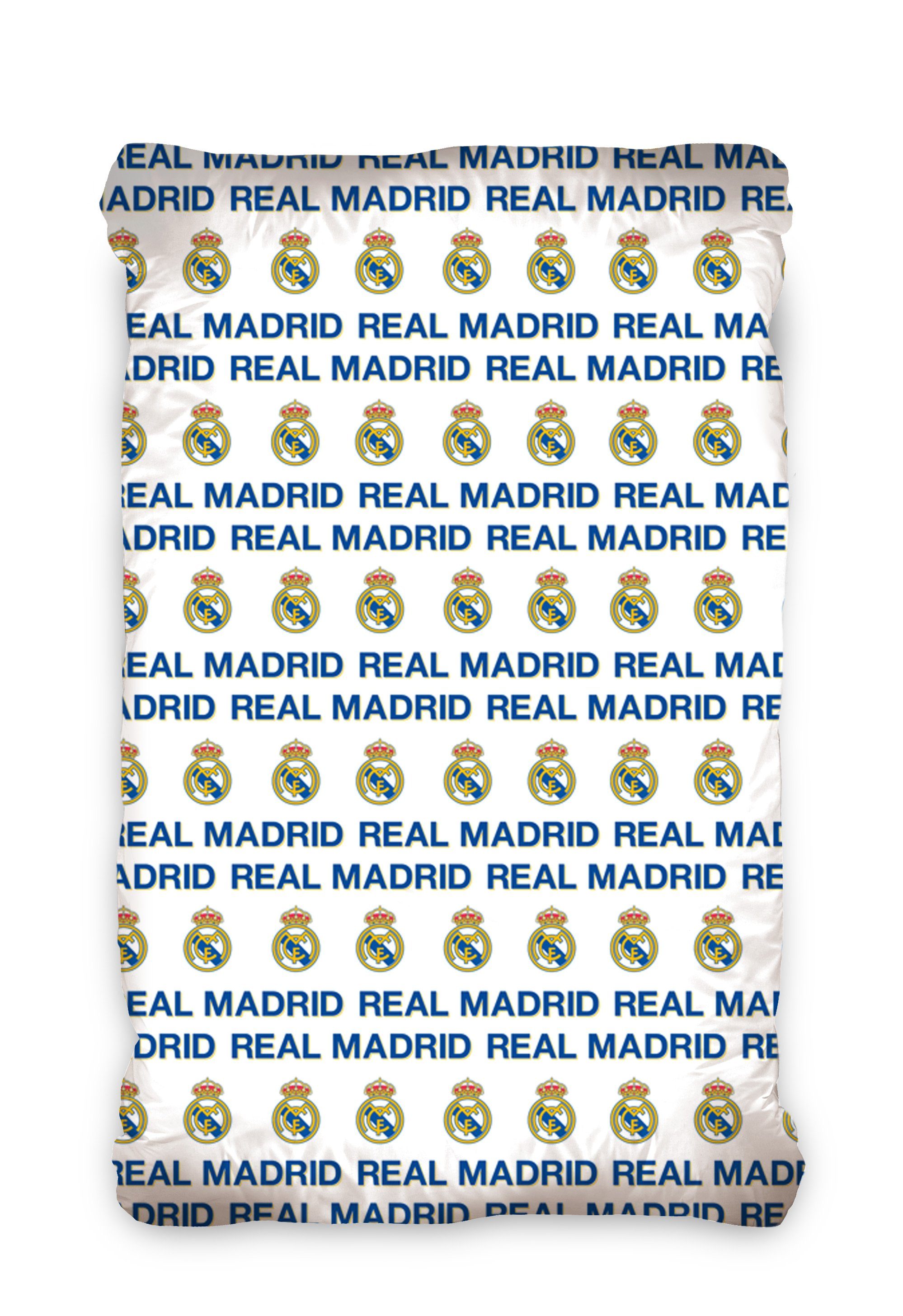 Real Madrid Spannbettlaken Real Madrid Bettlaken 90x200x25cm günstig online kaufen