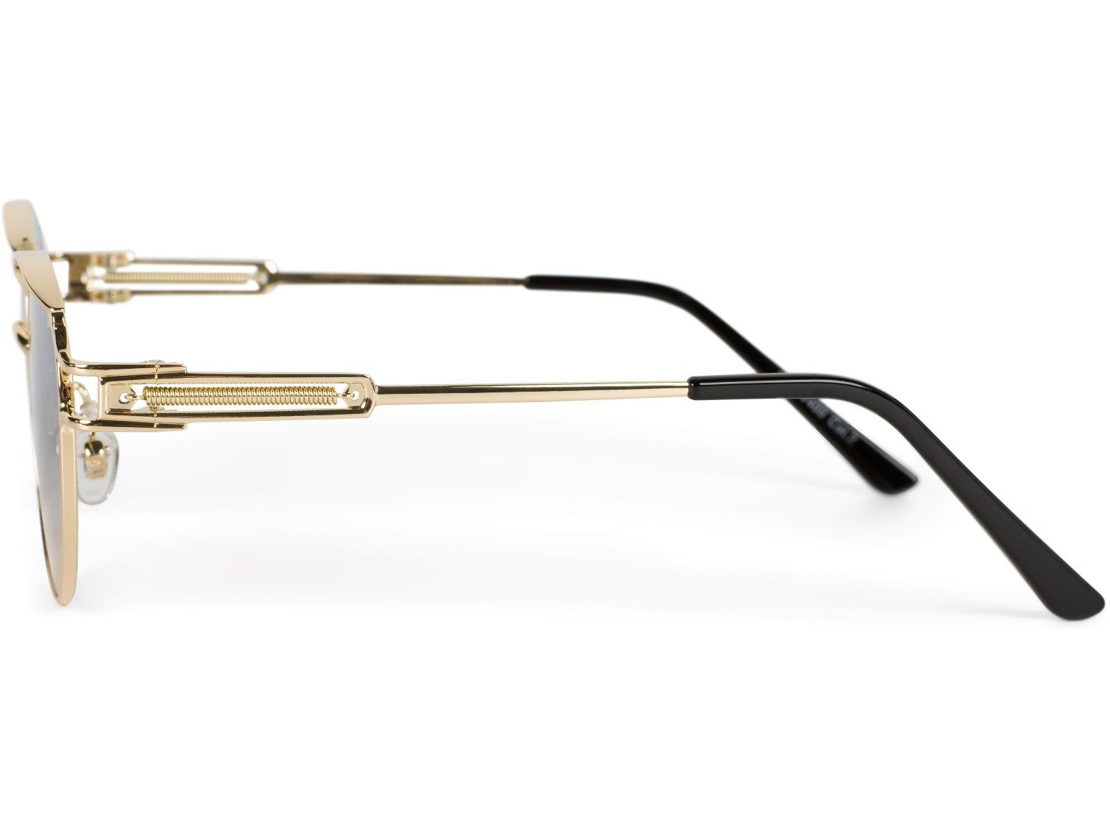 styleBREAKER Sonnenbrille Panto Sonnenbrille mit Federn (1-St) Gradient