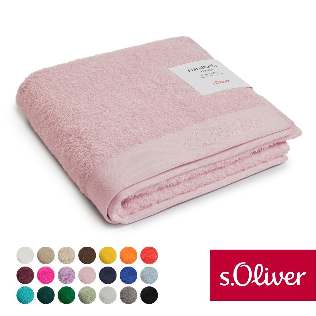 s.Oliver Handtuch s.Oliver, Premium Qualität, 600 gr/m², auch als Sets erhältlich, Walkfrottier (1-St), große Farbauswahl, auch als Duschtuch, Waschhandschuh, Gästetuch