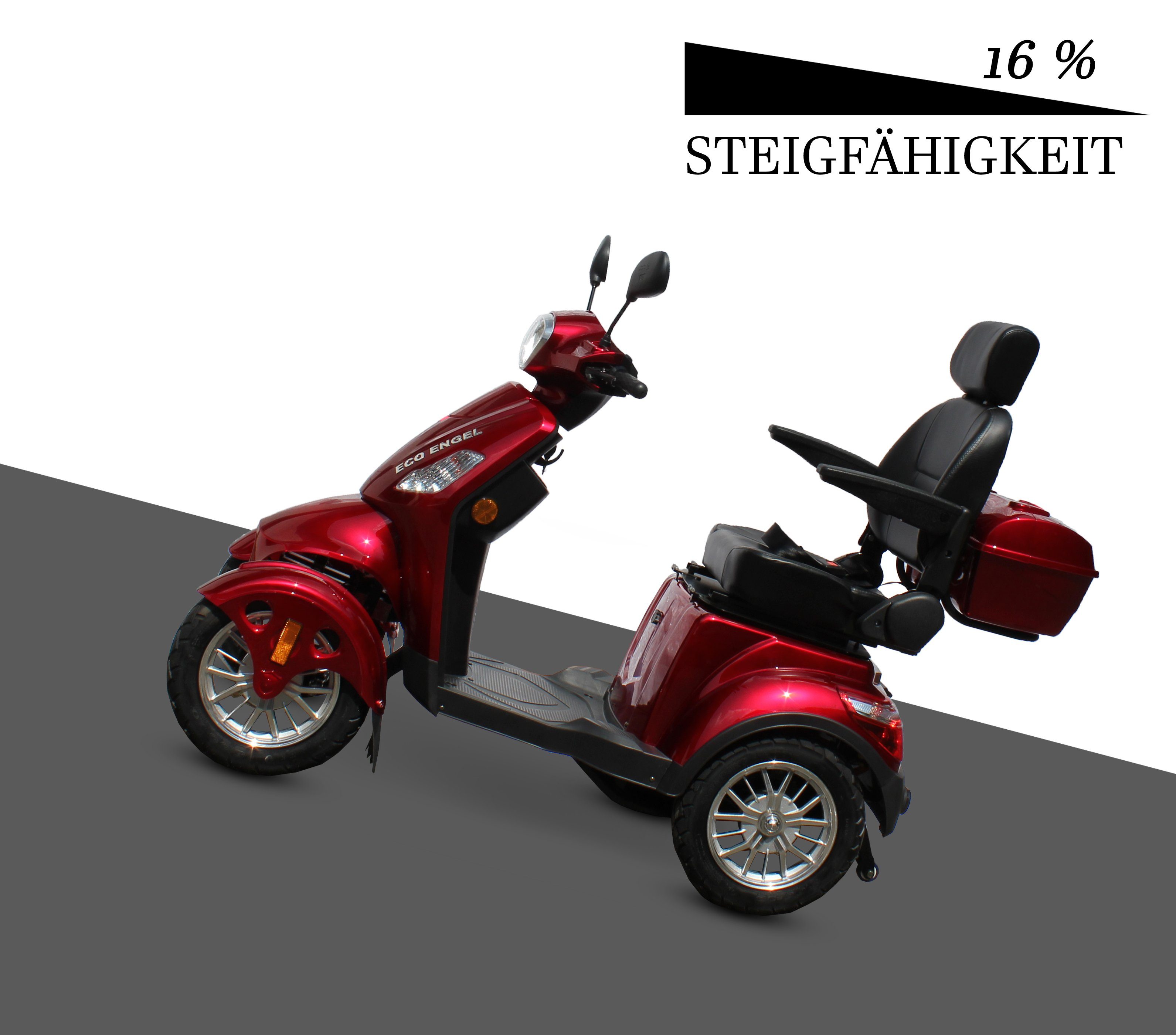 ECO ENGEL Elektromobil ECO ENGEL 525 Elektromagnetische Bremsen Seniorenmobil 25 km/h, 1000,00 W, 25,00 km/h, Elektromagnetische Bremse