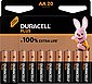 Duracell »20 Stück Mignon Plus Alkaline, AA / LR6« Batterie, (1,5 V), Bild 1
