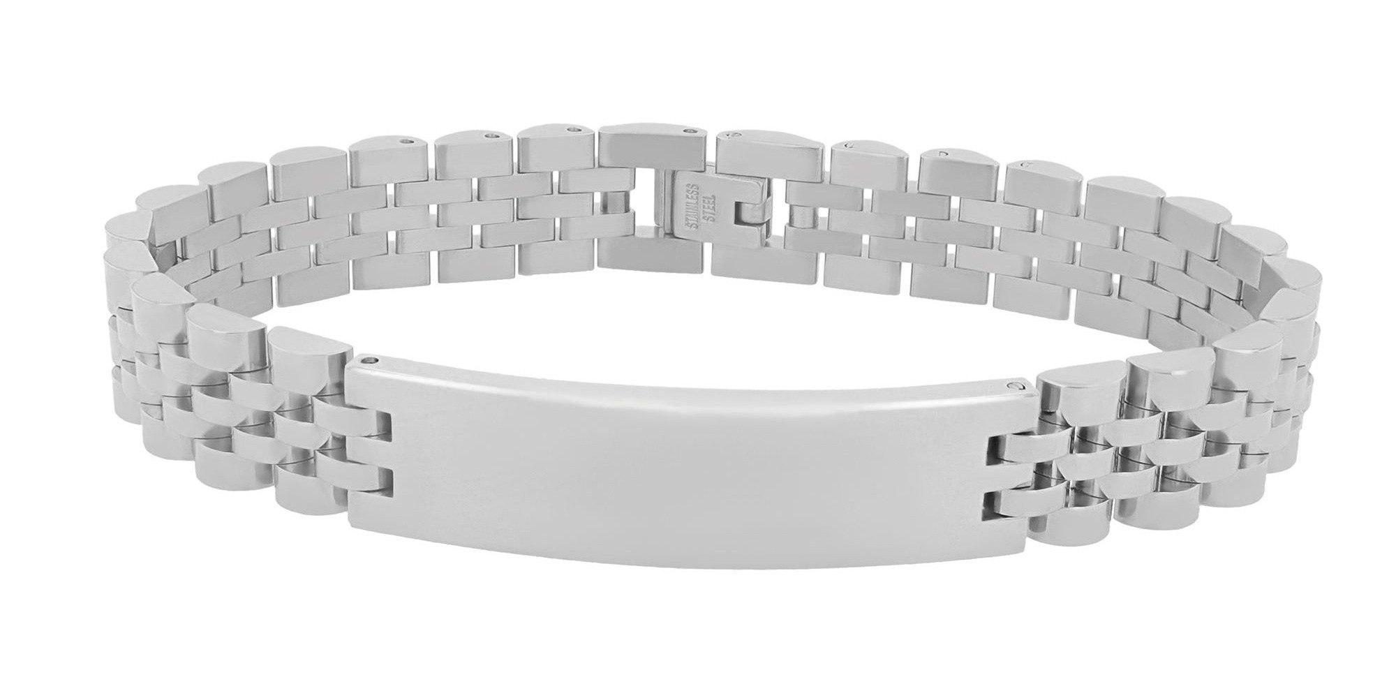 Gliederarmband Armband – Gliederarmband aus Edelstahl 21 cm