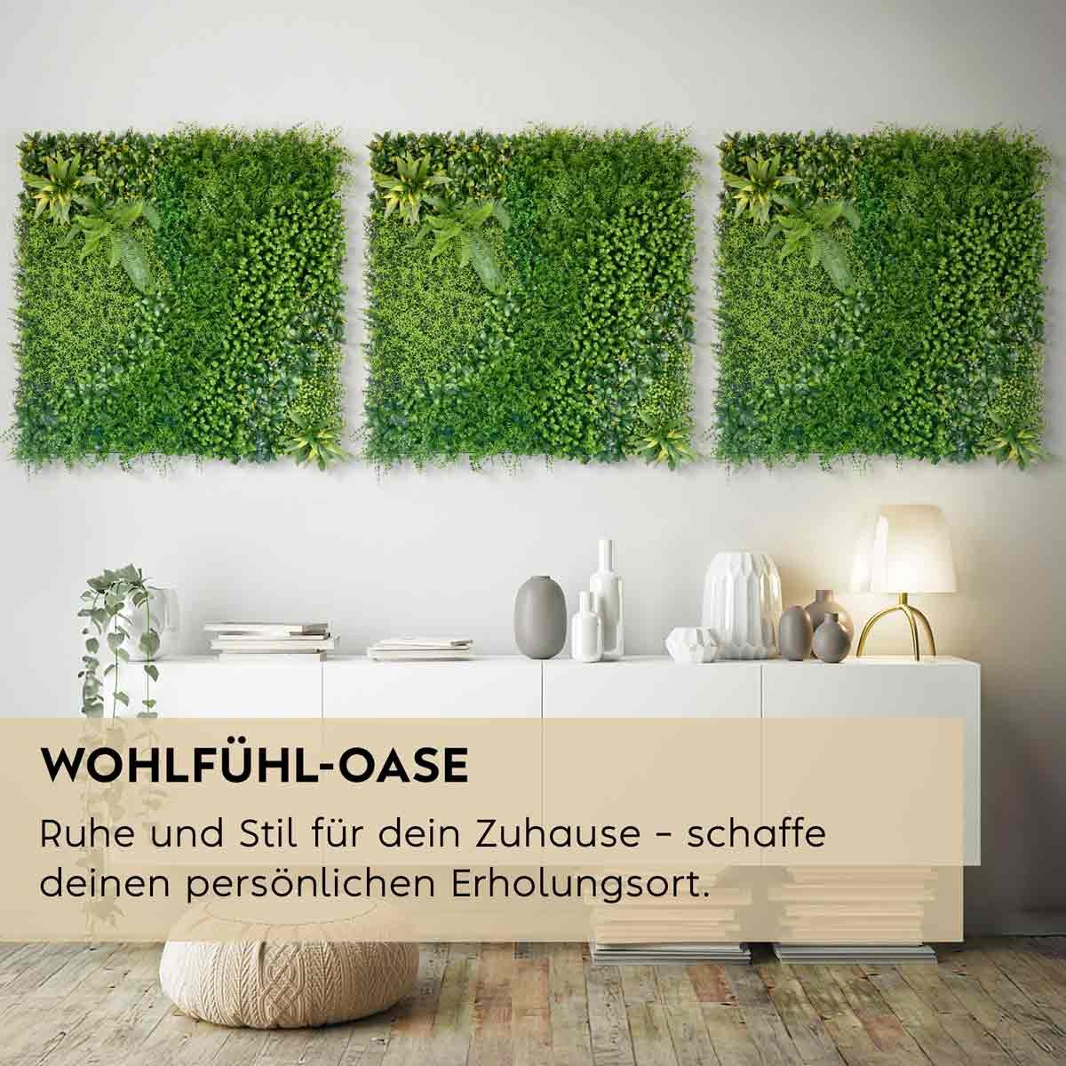 Kunstpflanze Künstliche Pflanzenwand Indoor & Outdoor, günstig online kaufen