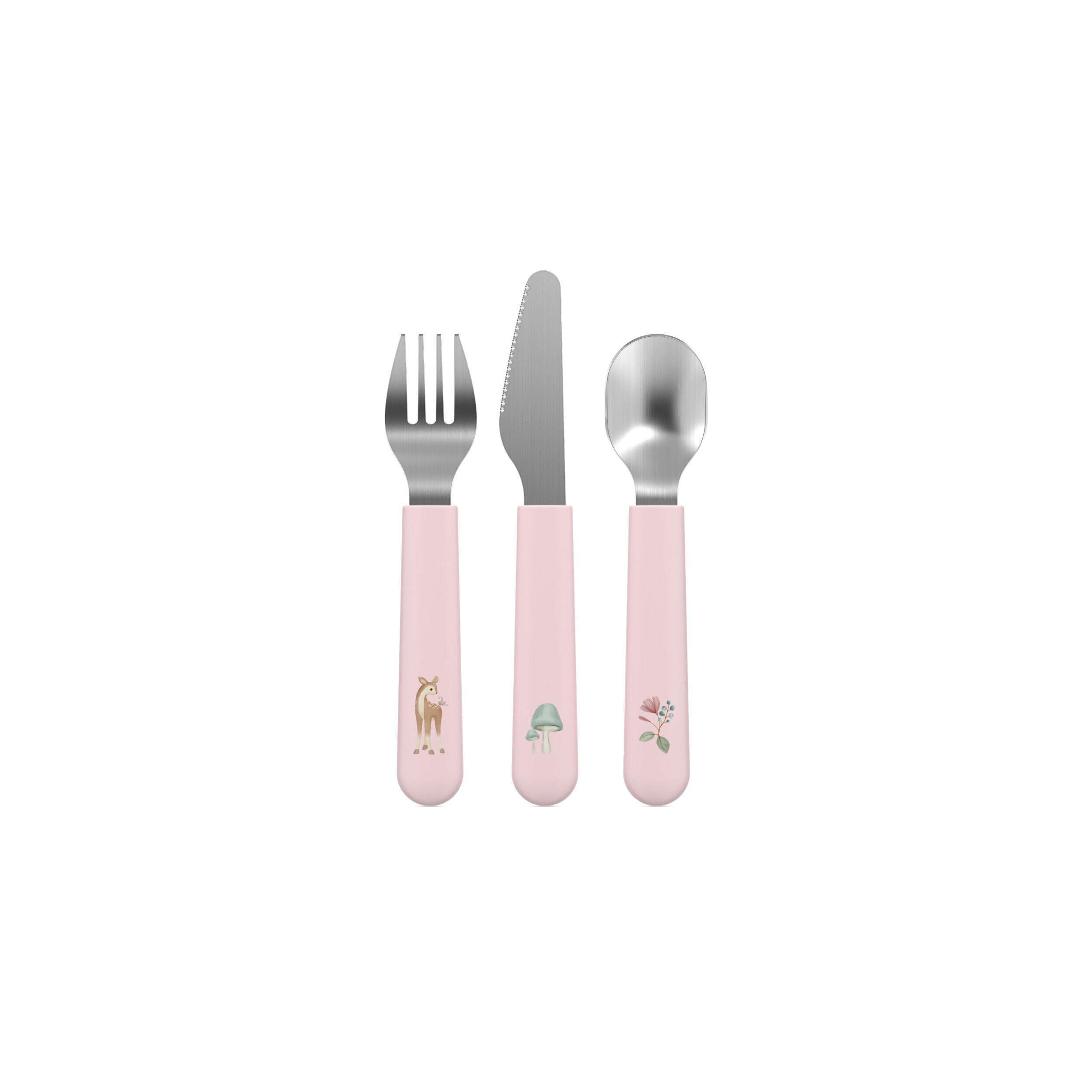 Mepal Kinderbesteck Mepal Mio Kinderbesteck 3-teiliges Set - Fairy Garden