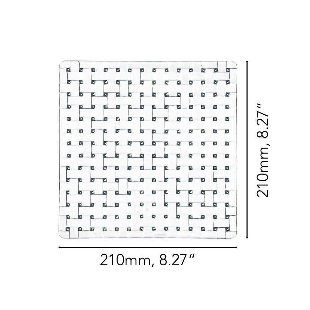 Nachtmann Frühstücksteller Nachtmann Bossa Nova Platte Quadratisch 21 cm 2er Set
