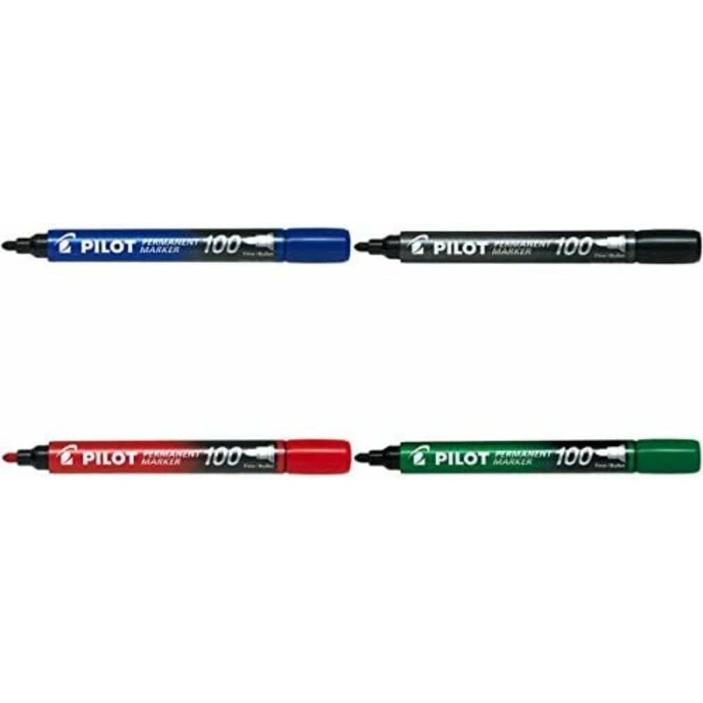 PILOT Permanentmarker PILOT 100 Permanentmarker grün 1,0 mm