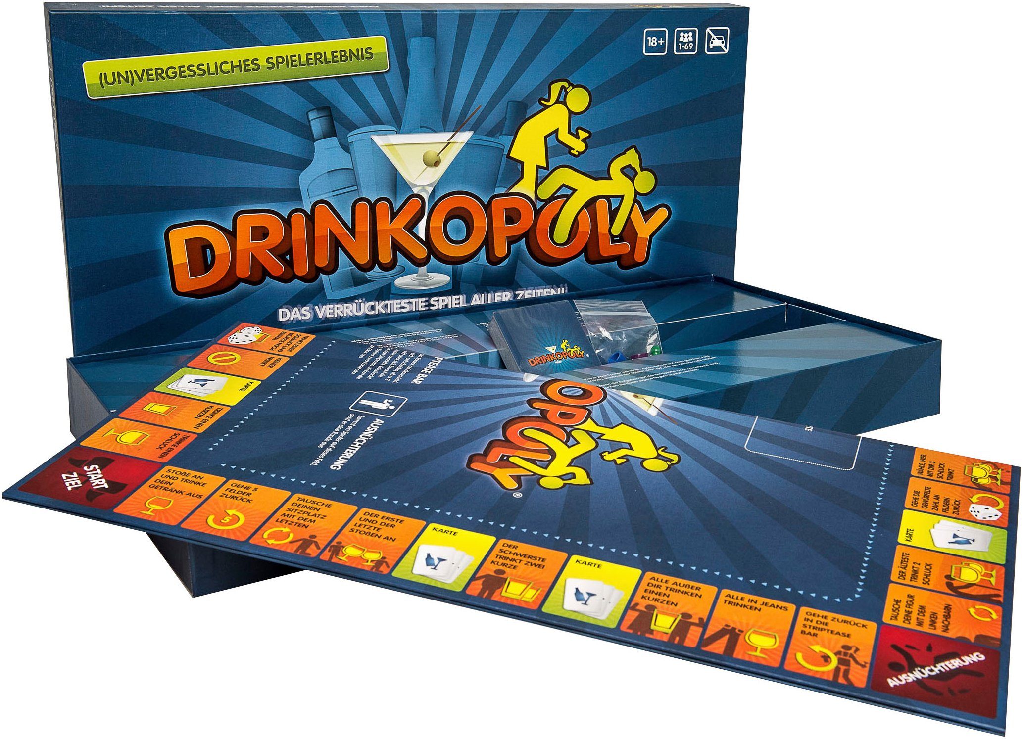 Hutter Trade Selection Spiel Drinkopoly, Trinkspiel, Made in Germany