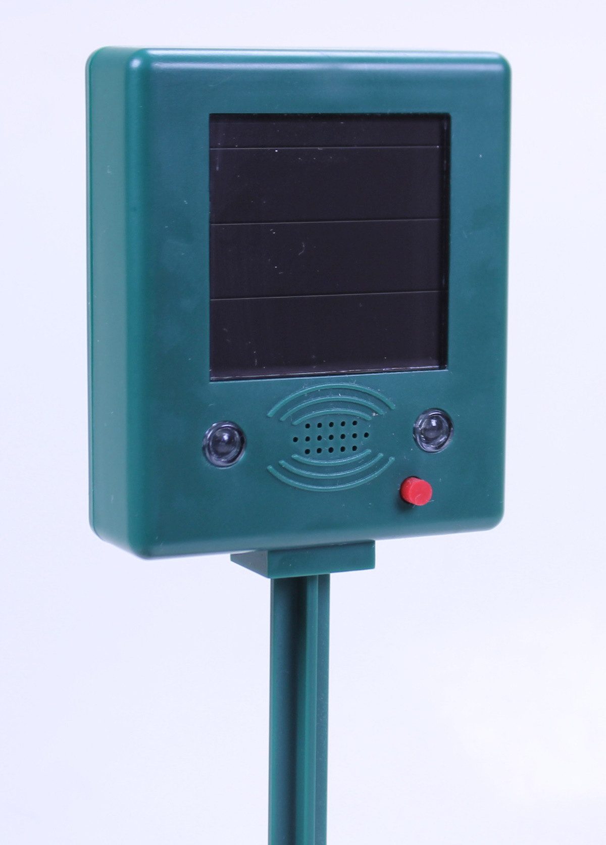Lemodo Ultraschall-Tierabwehr Solar-Vogelschreck mit Abwehr, Tiervertreiber, Vogelabwehr, 1-tlg., gegen Vögel, mit Solarpanel und Akku – Bild 2 von 5