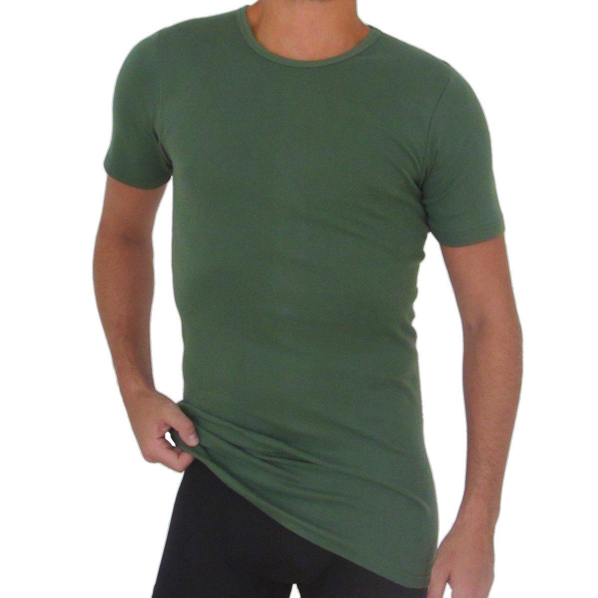 HERMKO Unterziehshirt 3847 Herren extralanges kurzarm günstig online kaufen