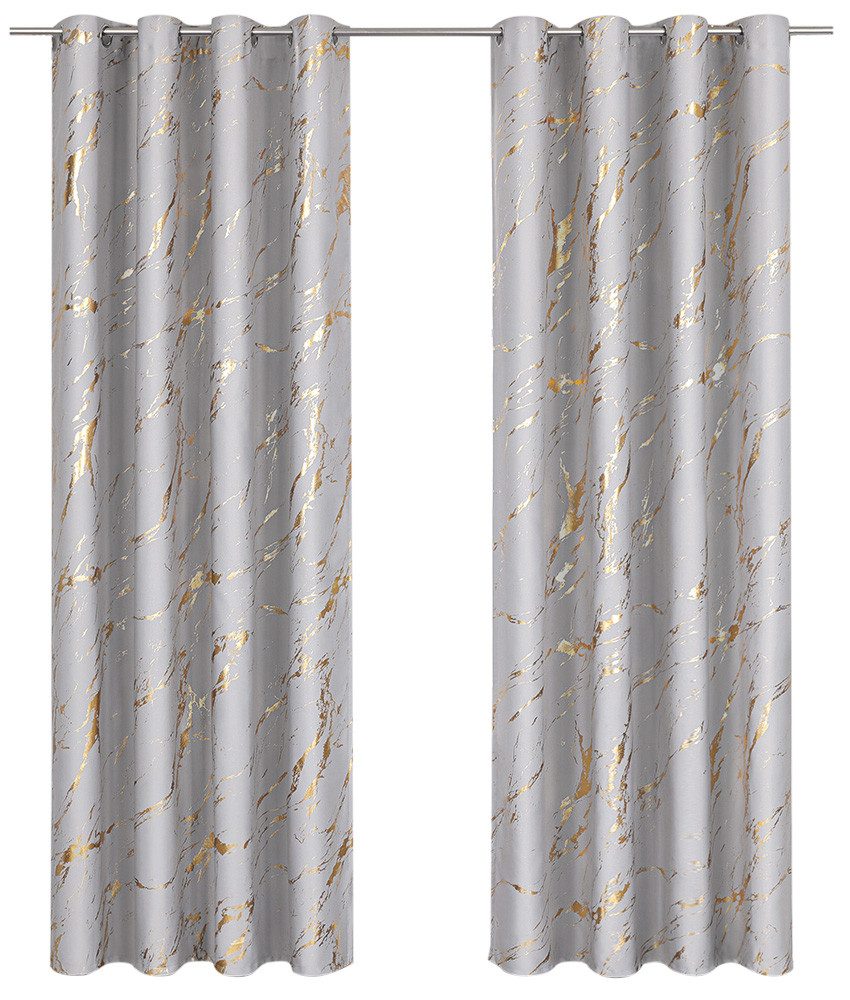 Joyswahl Vorhang Luka (1 St), Ösen, Blickdicht glänzend Streifen günstig online kaufen