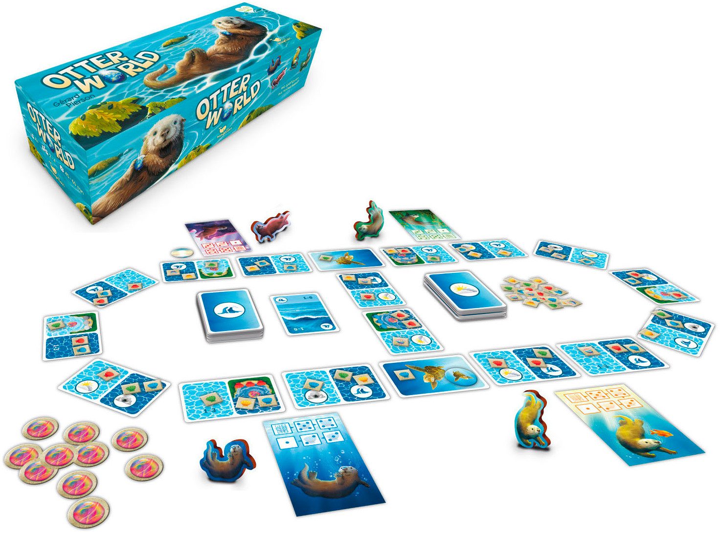 Magellan Spiel Otter World, Familienspiel, Made in Germany