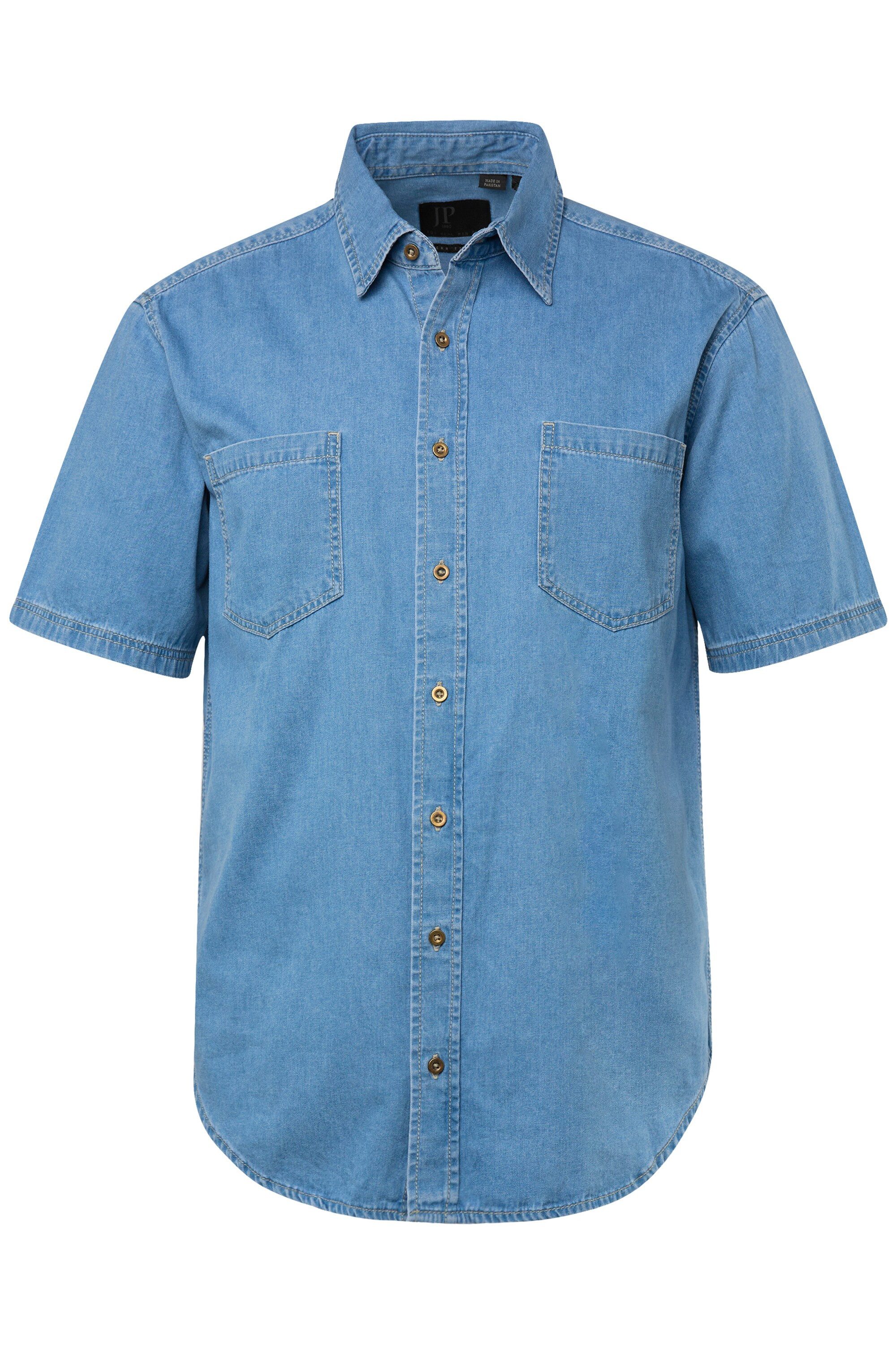 JP1880 Kurzarmhemd Denimhemd Denim Halbarm Modern günstig online kaufen