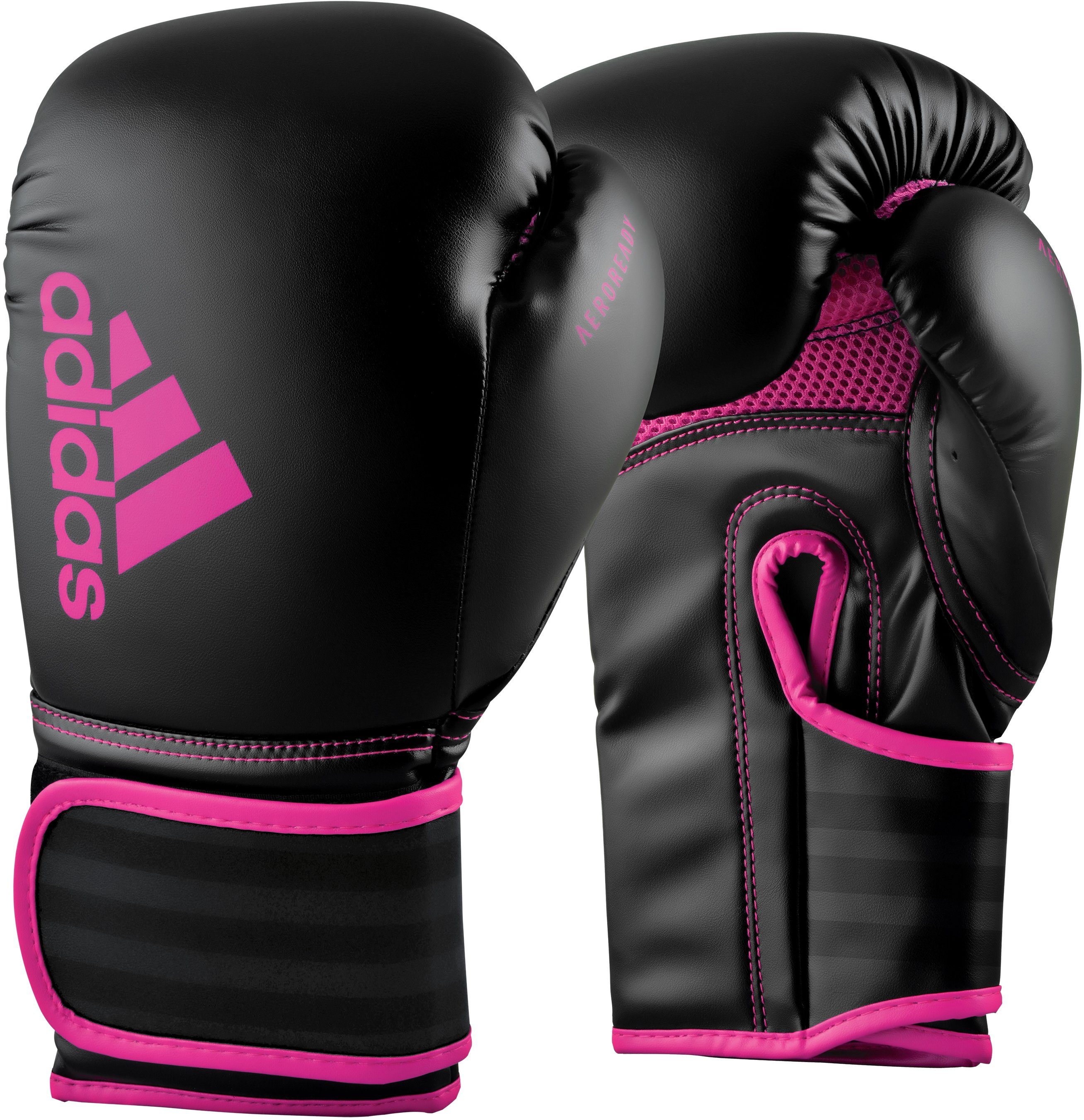 Hybrid adidas pink/schwarz 80 Performance Boxhandschuhe