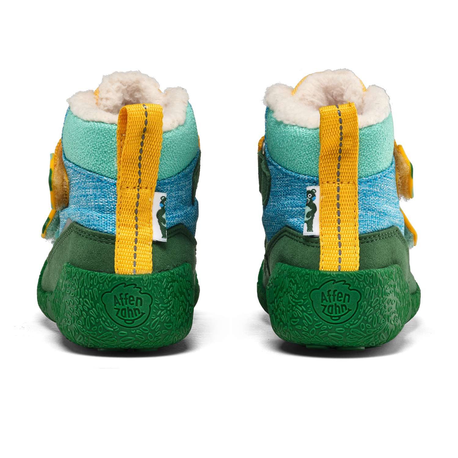 Affenzahn Affenzahn Lauflerner Winterstiefel Vegan Snuggy Kreativ Bär Slipper