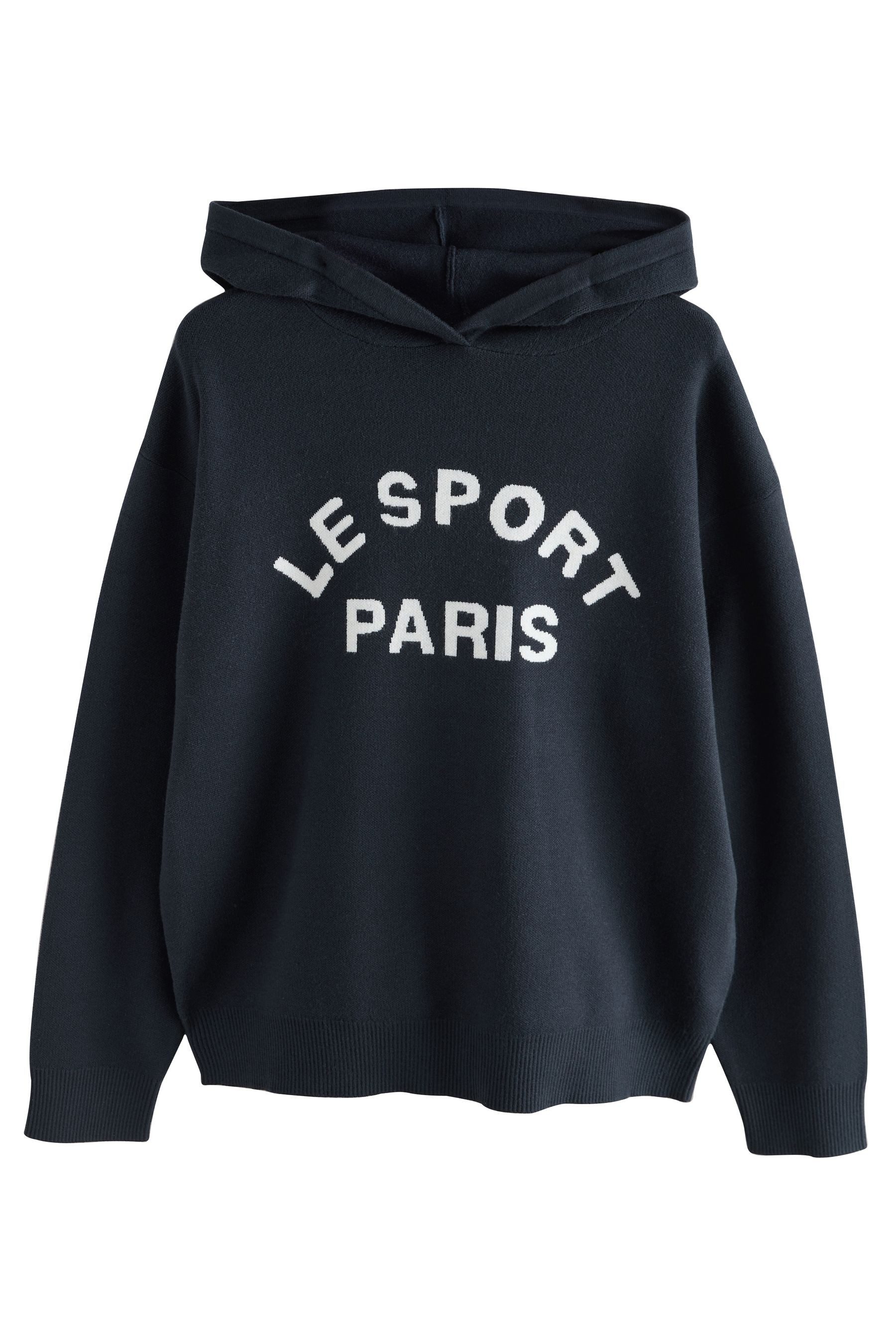 Next Kapuzenpullover Hoodie mit langen Ärmeln und Grafik, Kurzgröße (1-tlg) günstig online kaufen