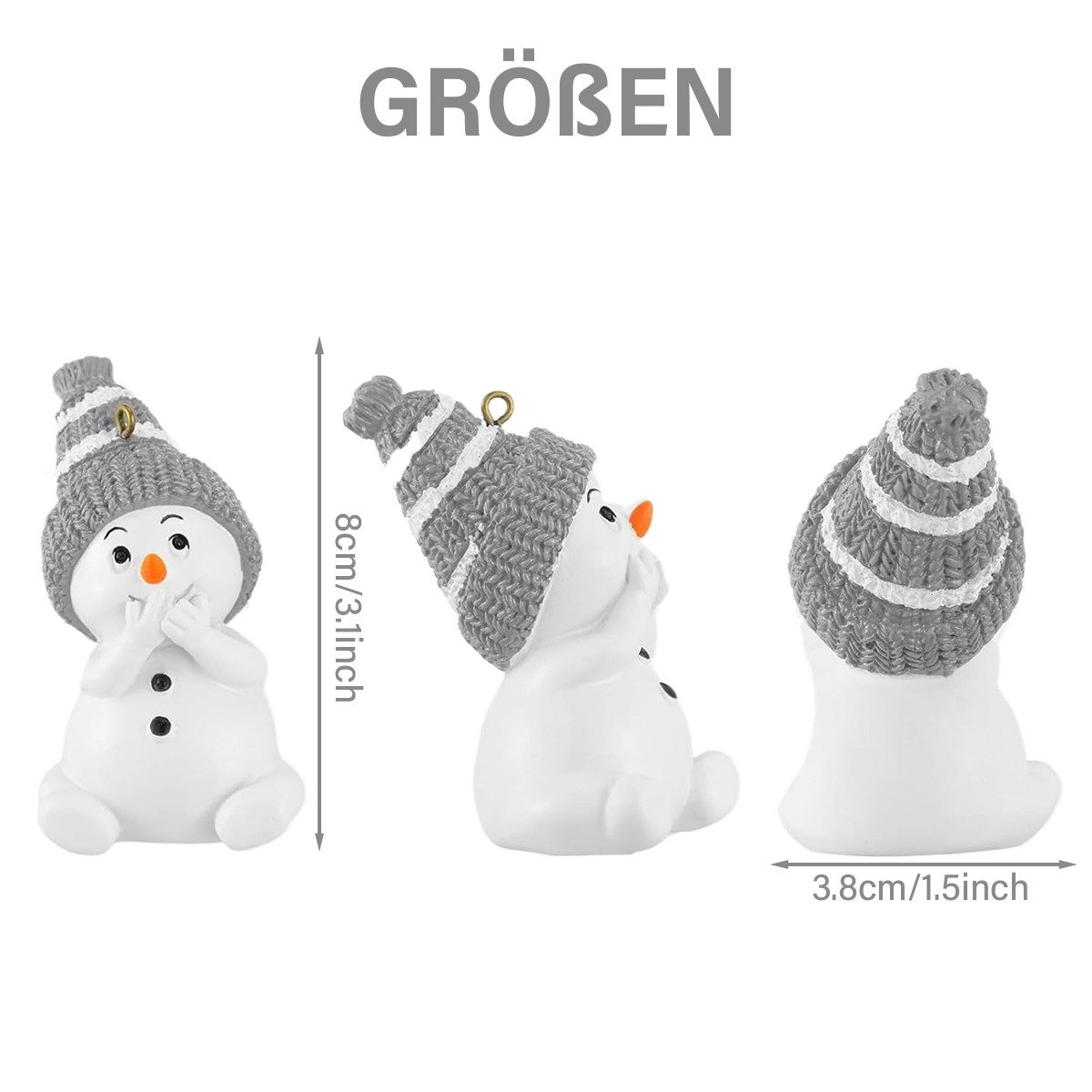 RWEUOQ Dekofigur Deko Figur Schneemann Im günstig online kaufen