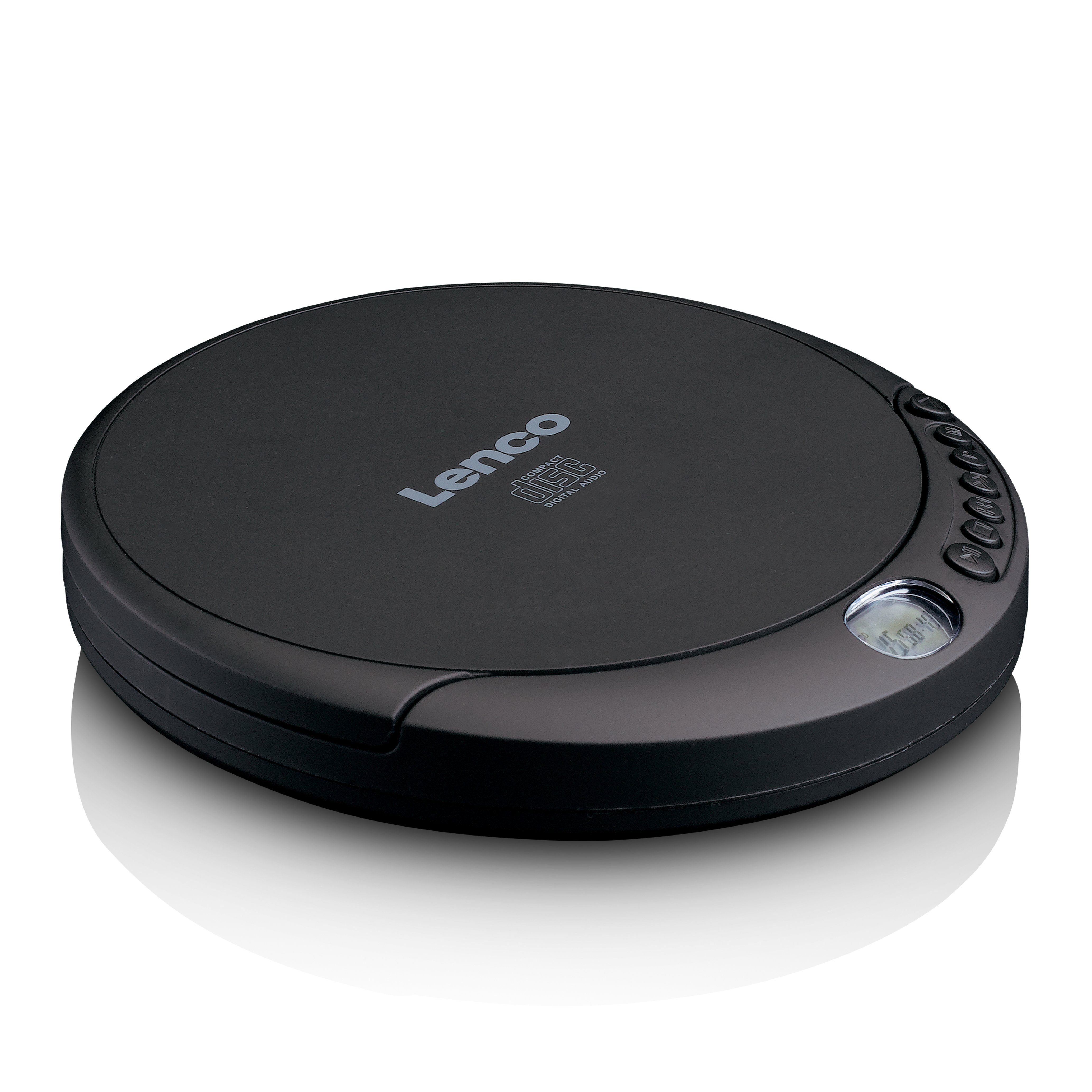 Lenco CD-010 CD-Player (Tragbarer CD-Spieler, LCD, inkl. Kopfhörer & USB-Kabel)
