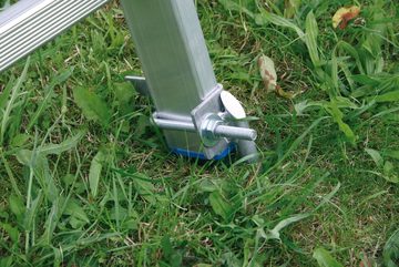 KRAUSE Leiternspitzen CombiSystem, für Leitern mit Holmquerschnitte 64 x 25 mm bis 97 x 25 mm, zum Aufschrauben, (Set, 2-St)