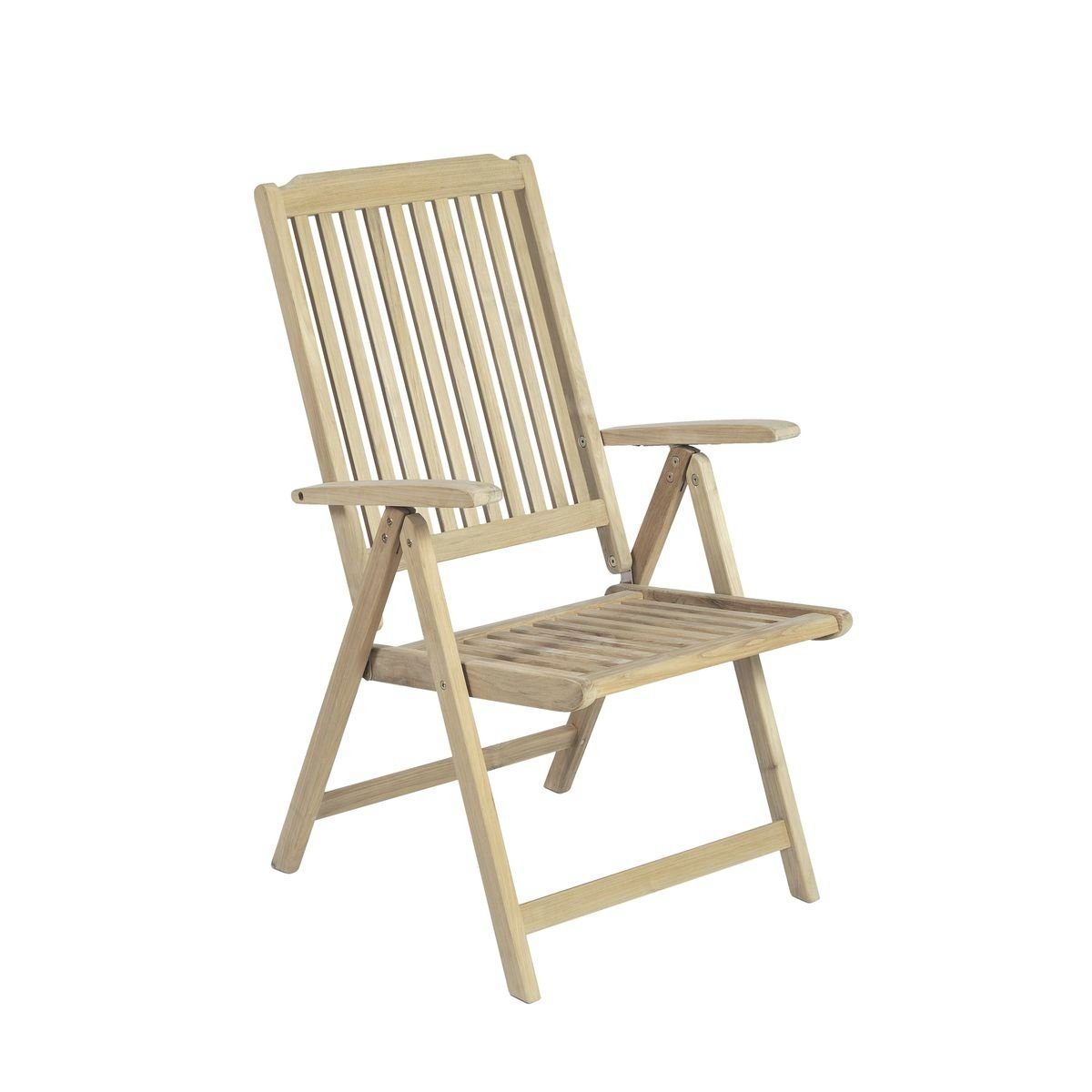 Gravidus Gartenstuhl Hochlehner Klappstuhl Holzstuhl verstellbar Teak