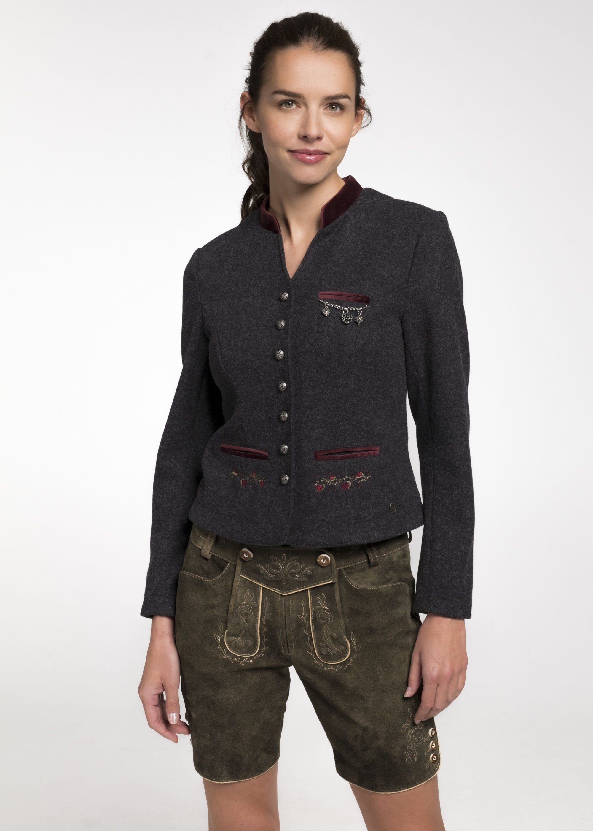 Spieth & Wensky Cardigan Babing mit Zierkette