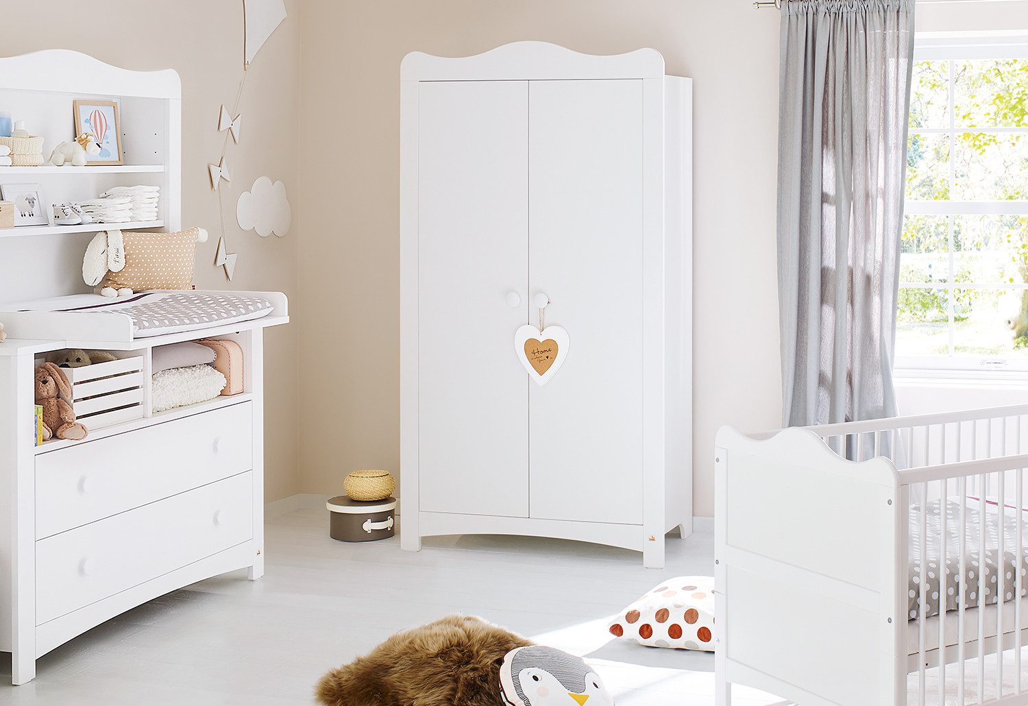 Pinolino® Kinderkleiderschrank Kleiderschrank 'Florentina'
