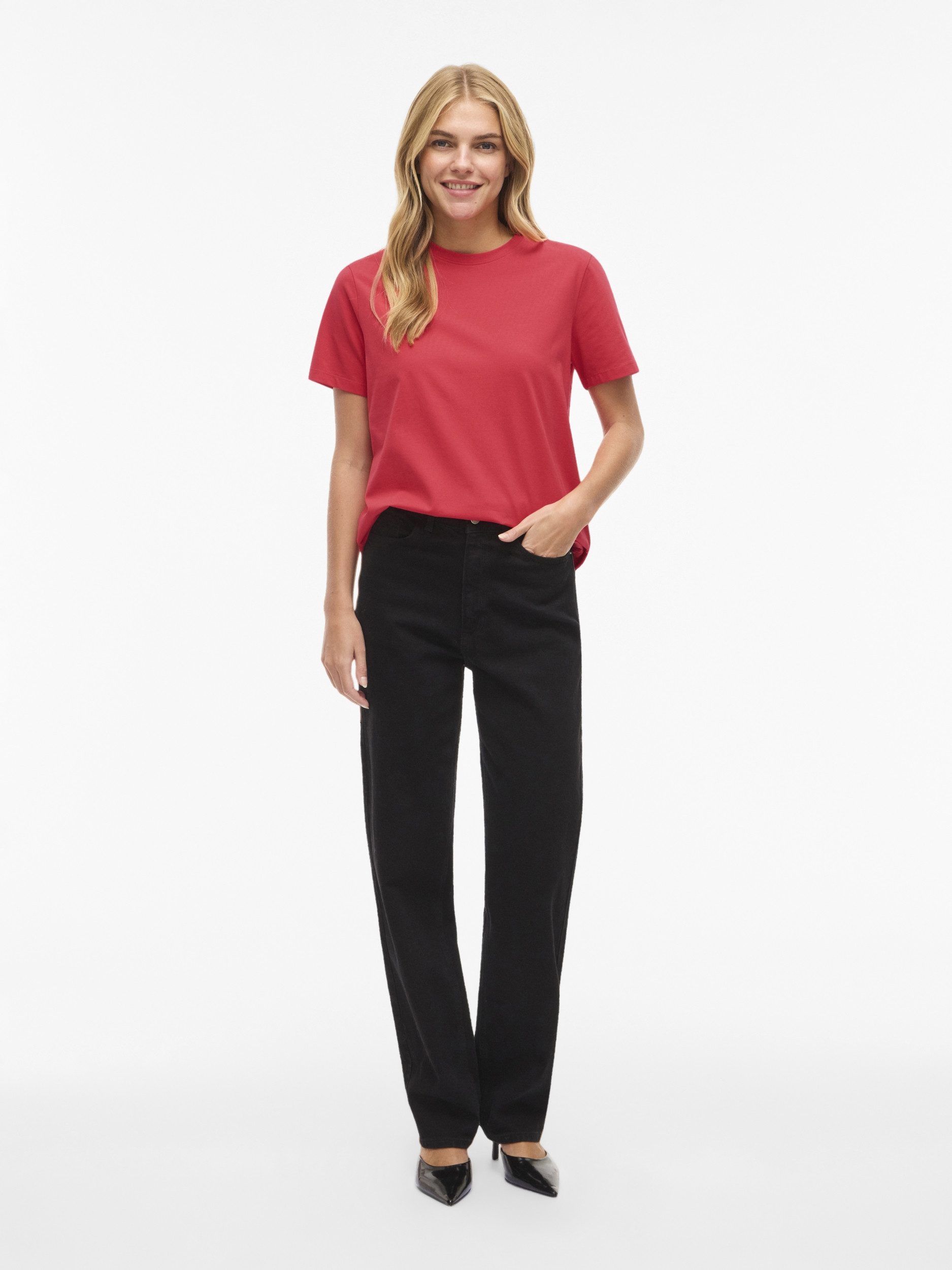 Vila T-Shirt VINORA S/S T-SHIRT - NOOS – Bild 5 von 5