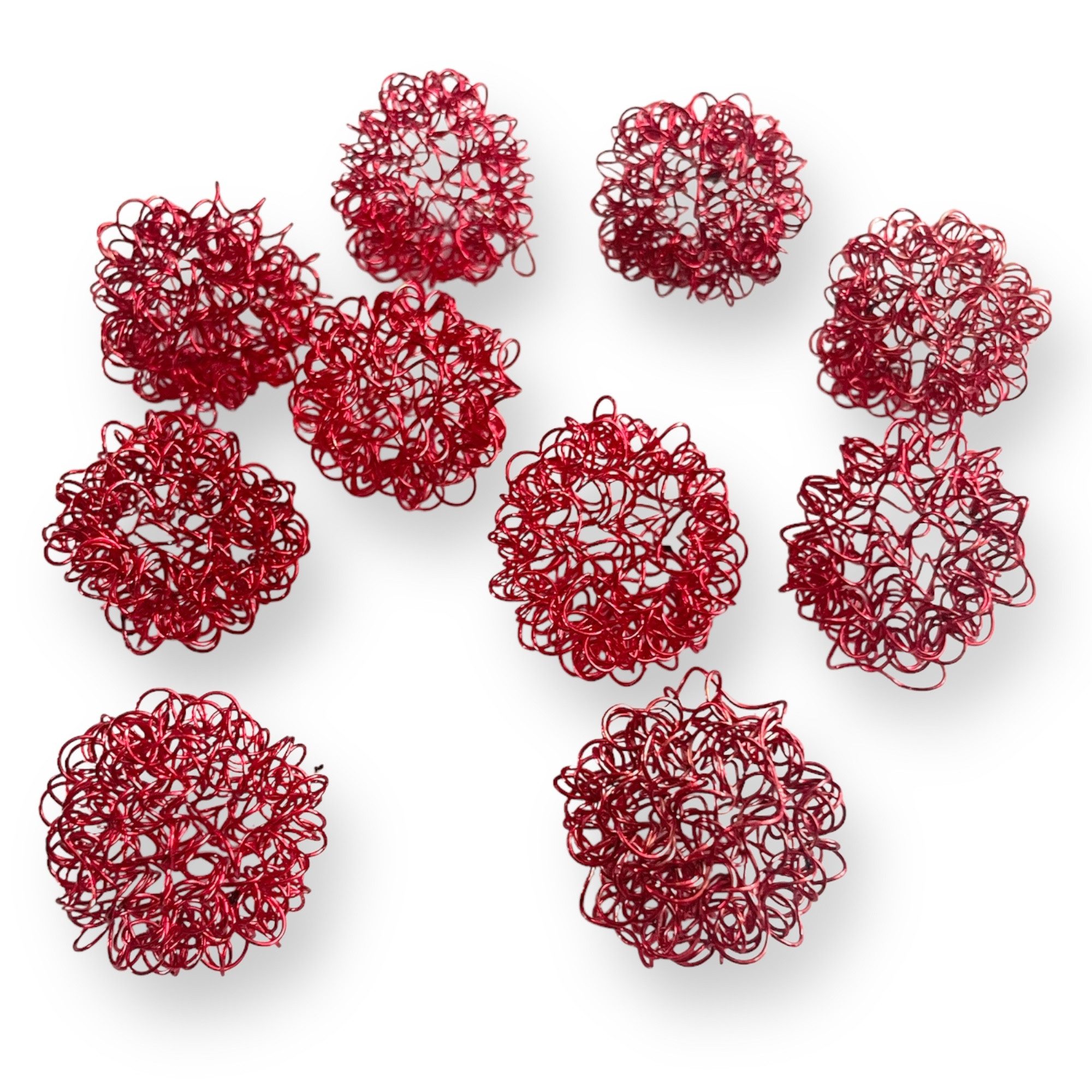 Eurosand Dekokugel SPIRALDRAHT-BÄLLE 30mm, 3cm/10 Stück