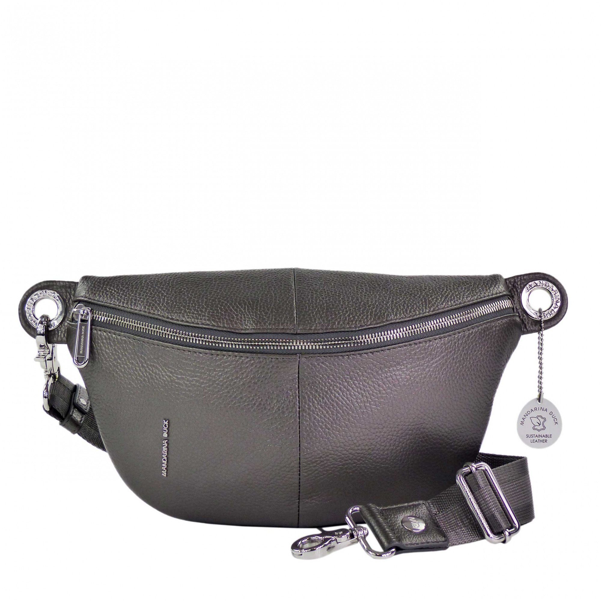 Mandarina Duck Schultertasche Mellow Lux Bum Bag Graphite