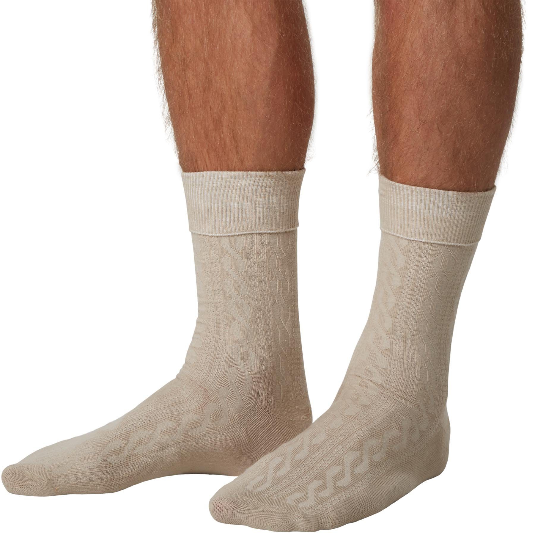 dressforfun beige Trachtensocken Socken