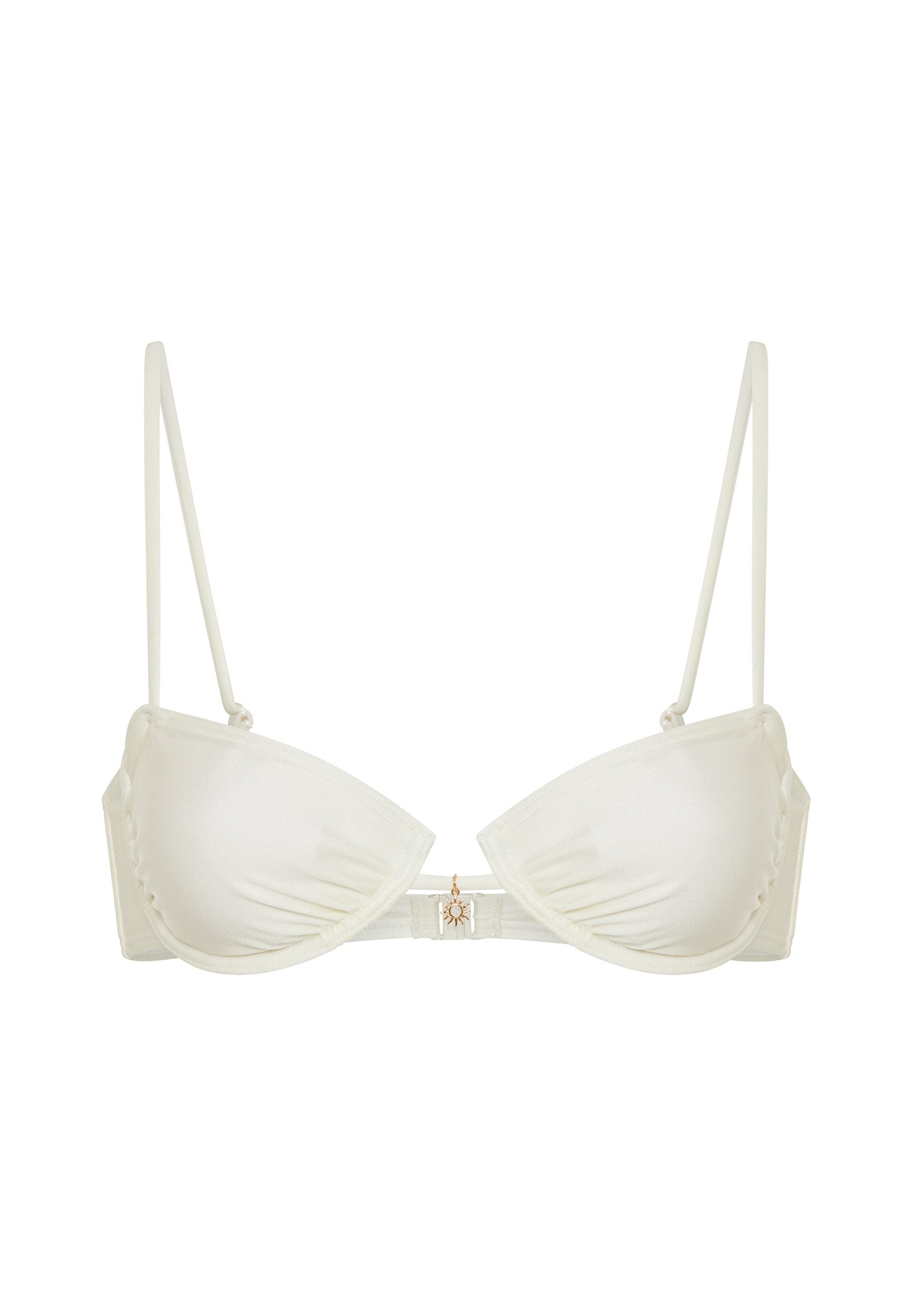 LSCN by LASCANA Bügel-Bikini-Top Sunny, in trendiger Glanzware