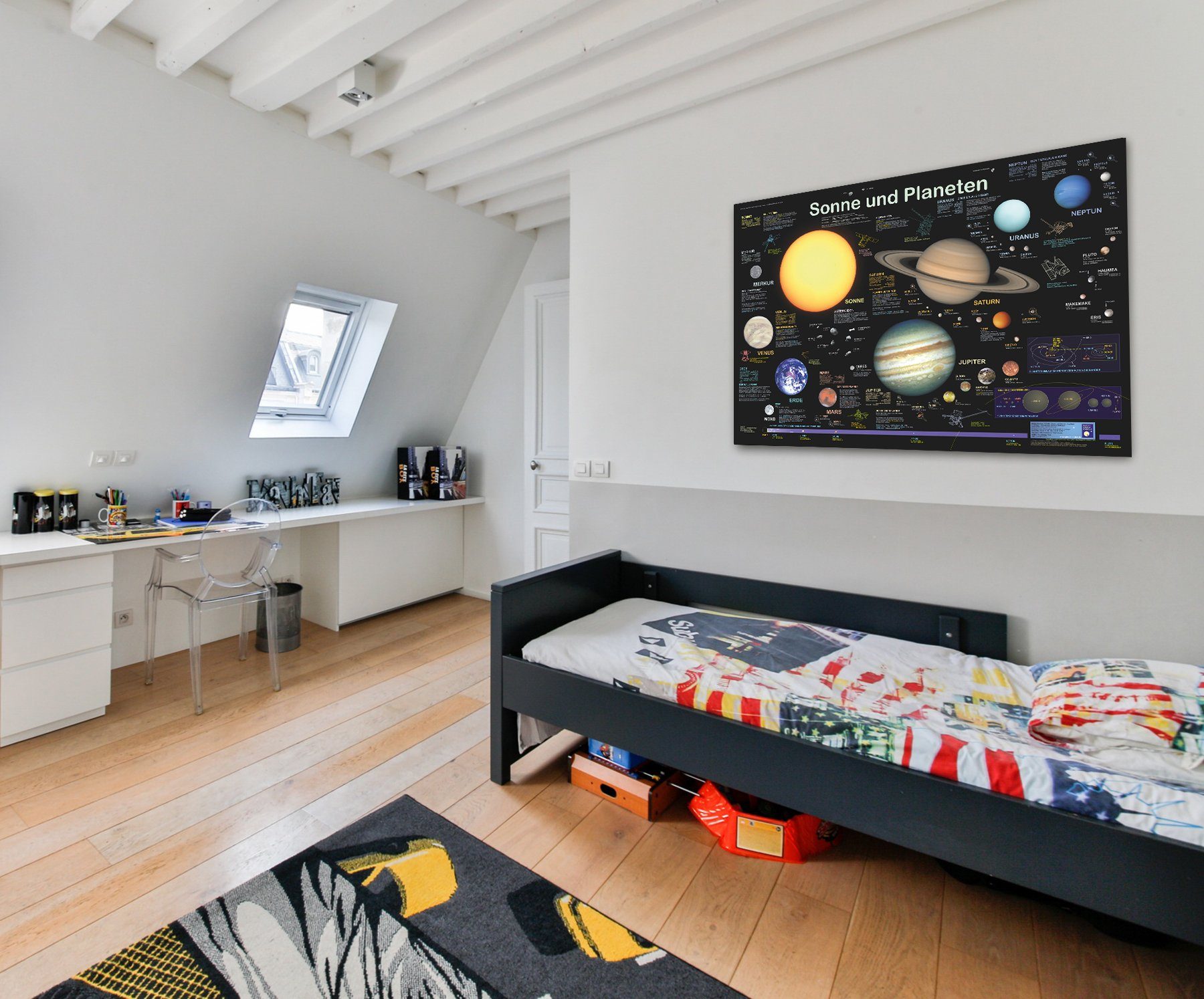 Close Up Poster Sonne und Planeten günstig online kaufen