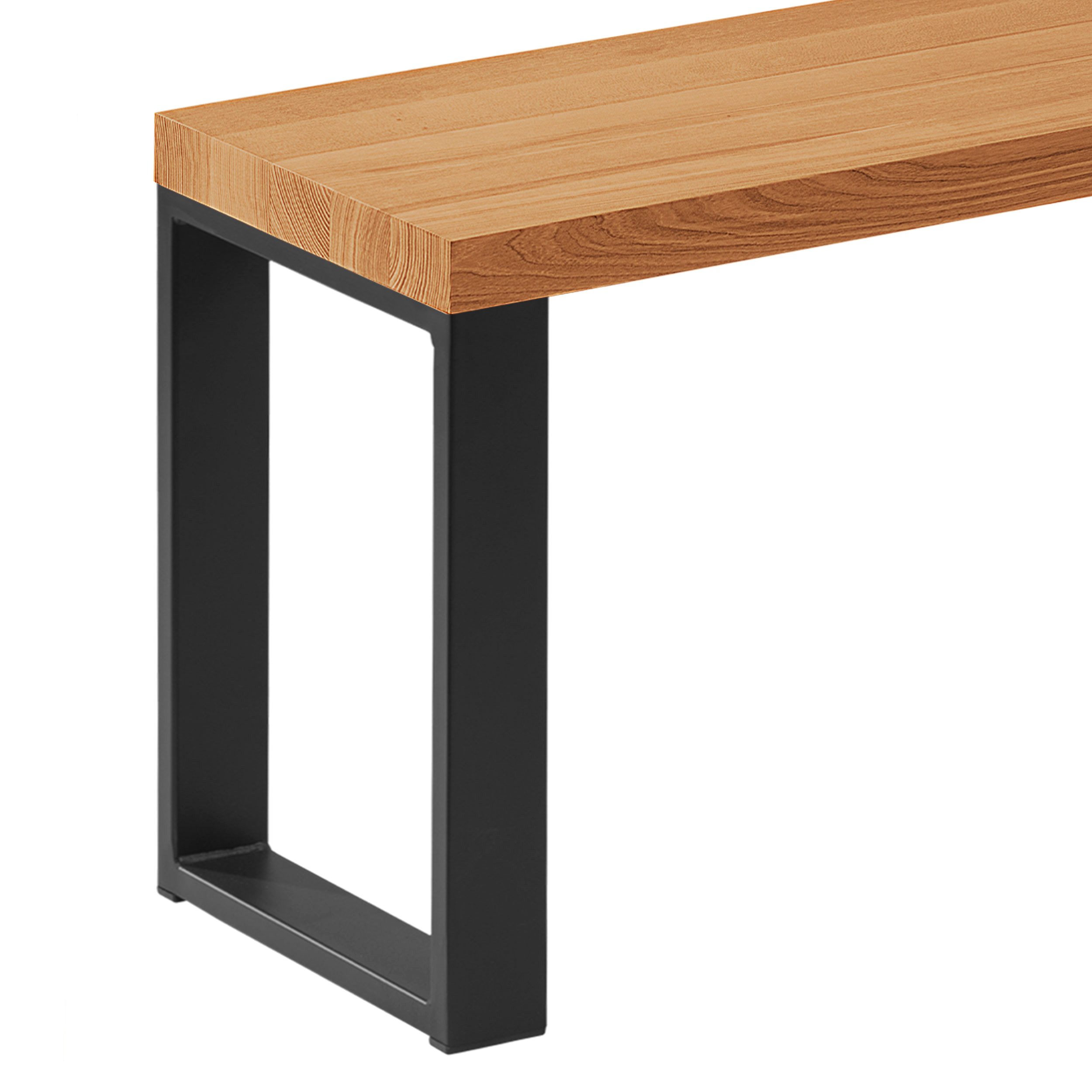 LAMO Manufaktur Sitzbank LSB Sitzbank (Komplett-Set, 3-Teilig), 40mm stake Massivholzplatte