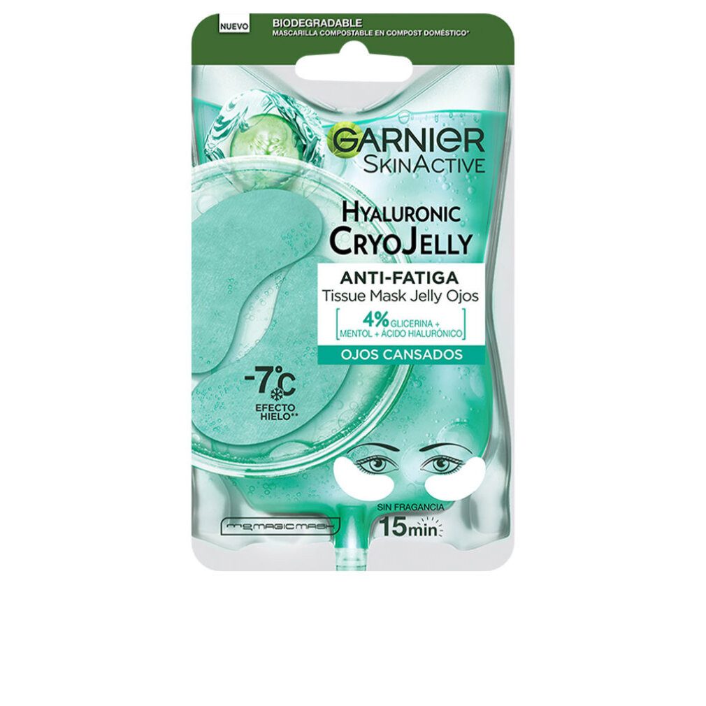 GARNIER Gesichtsmaske Garnier Hyaluronic Cryojelly Tissu Mask Ojos Antifatiga