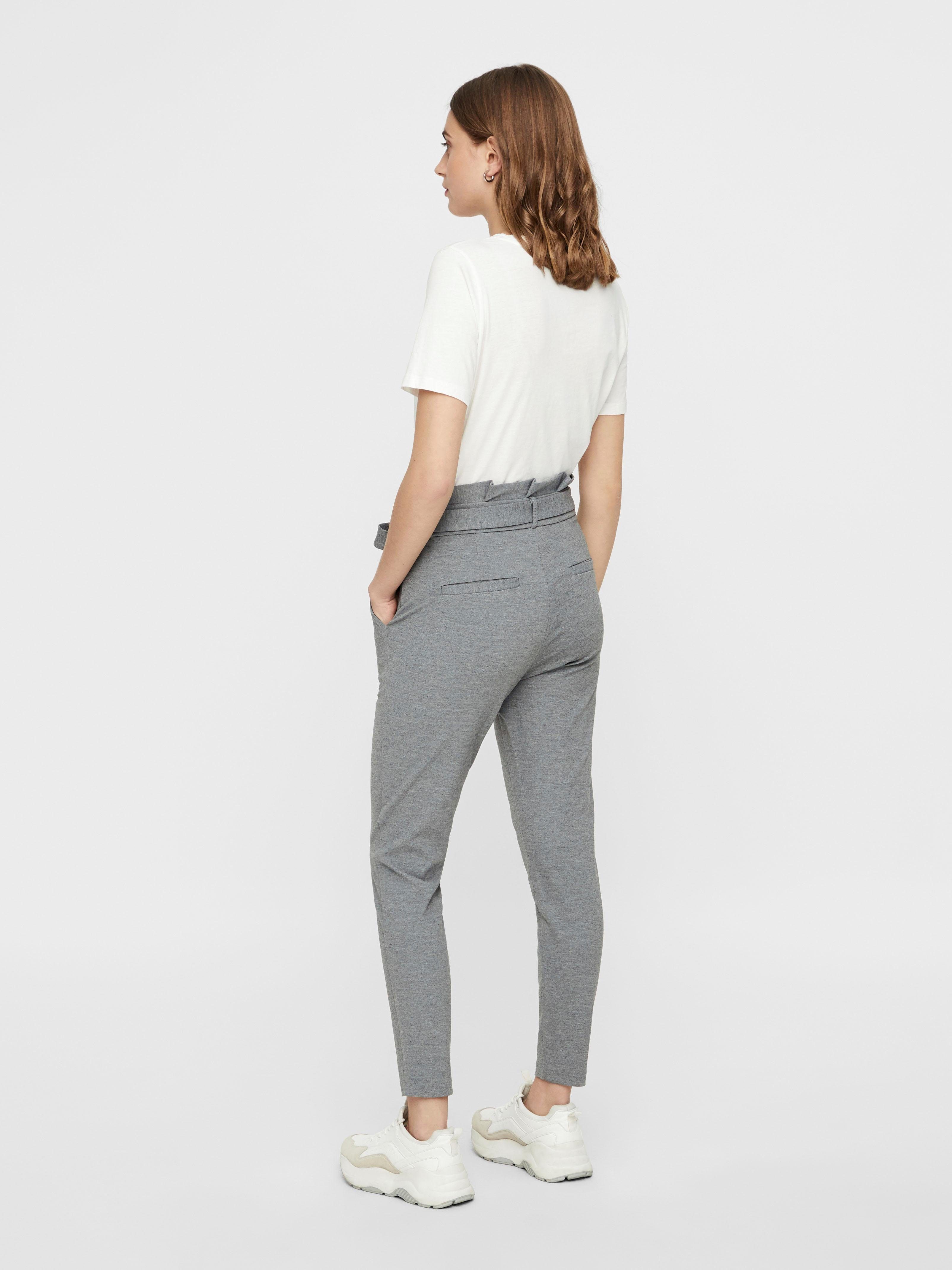 PAPERBAG VMEVA Vero Pants Moda grey medium melange Jogger