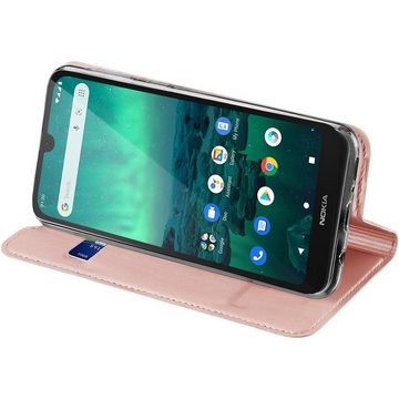 CoolGadget Handyhülle Magnet Case Handy Tasche für Nokia 2.4 6,5 Zoll, Hülle Klapphülle Ultra Slim Flip Cover für Nokia 2.4 Schutzhülle