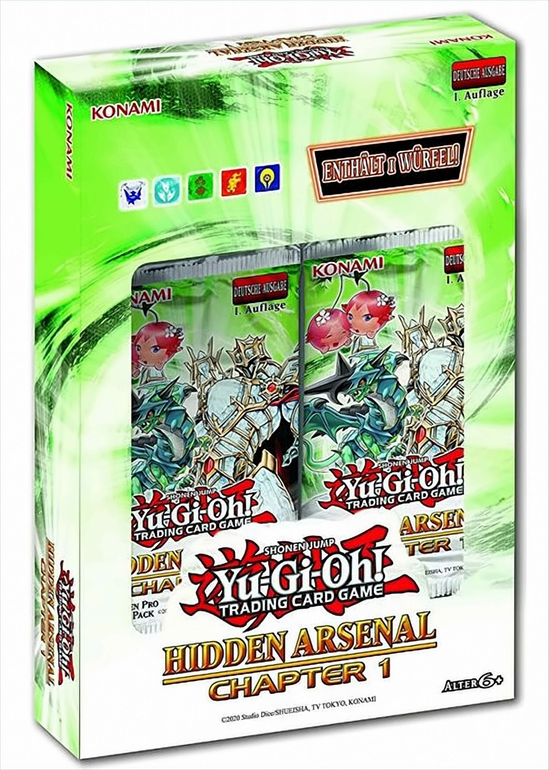 Konami Sammelkarte Yu-Gi-Oh Trading Card Game Hidden Arsenal: Chapter 1 Einzelbox