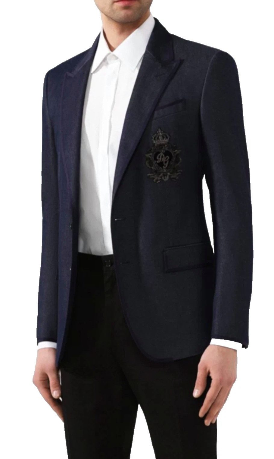 DOLCE & GABBANA Langarmhemd Gold Allover Logo Jacquard Hemd Eingewebtes „DG“-Monogramm im Allover-Muster