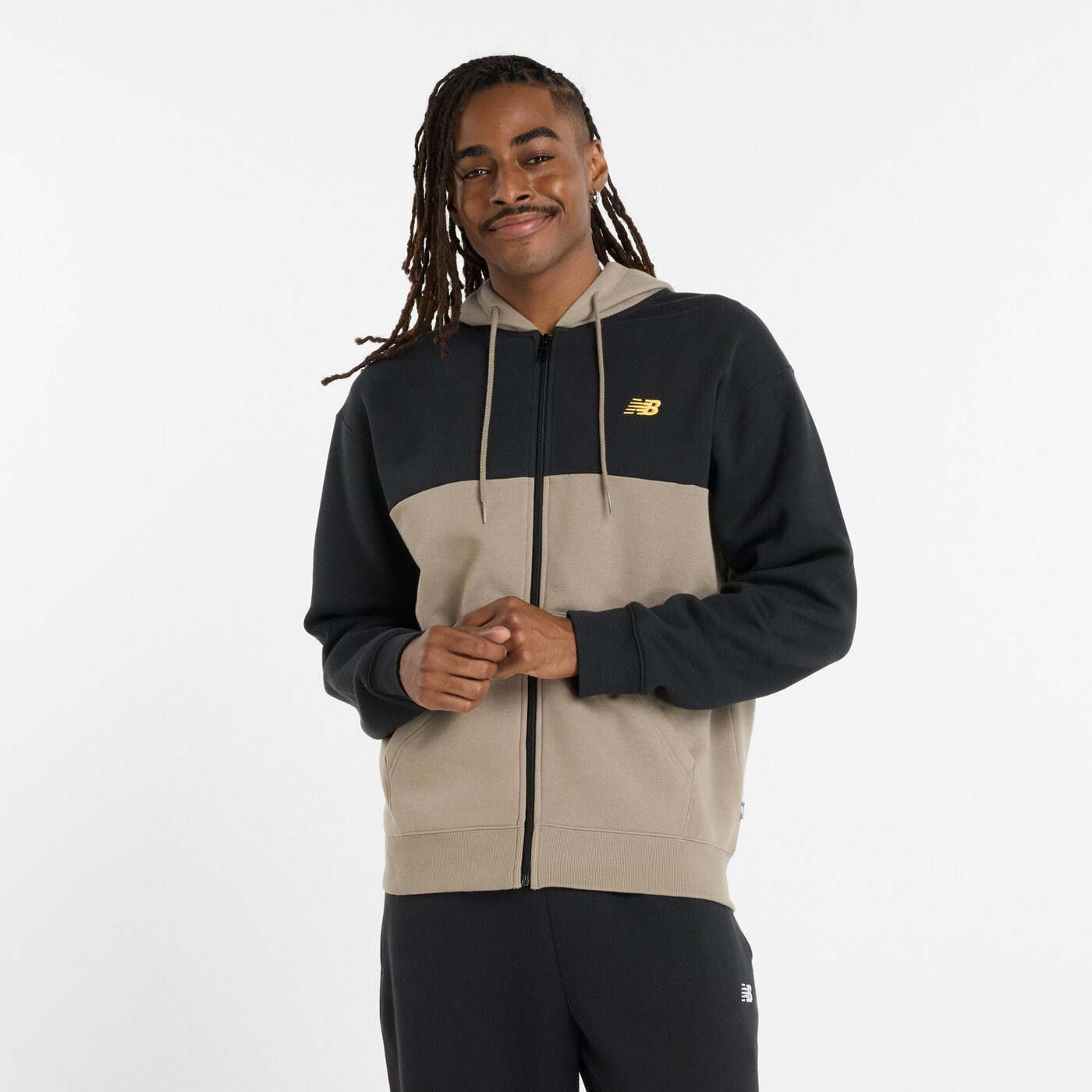 New Balance Skijacke Reimagined Fleece Graphic Full Zip CASTLE ROCK