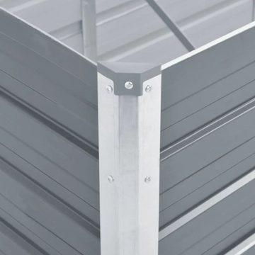 furnicato Hochbeet Garten-Verzinkter Stahl 240x80x77 cm Grau