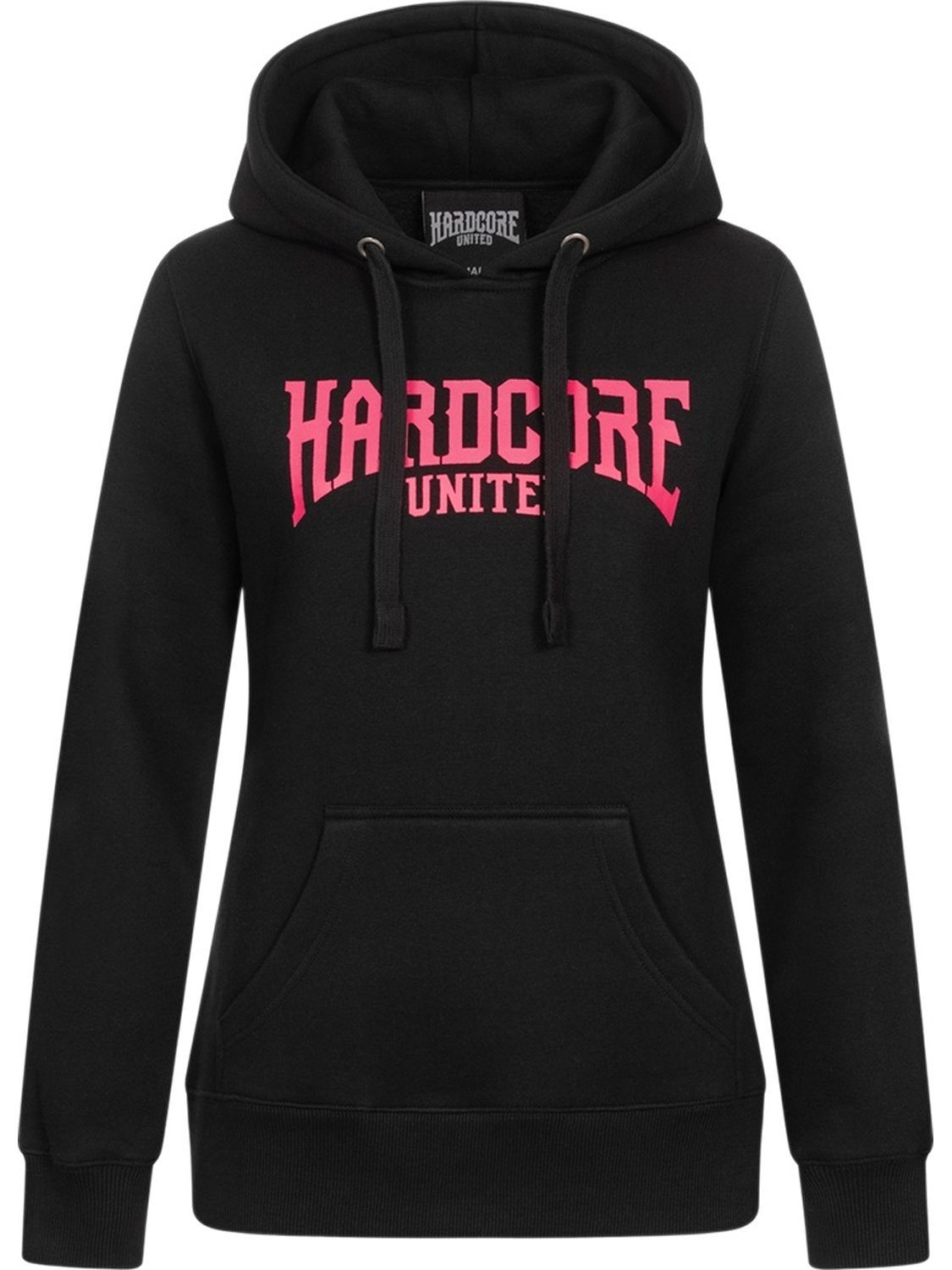 Hardcore United Rundhalspullover Bobby Frauen Kapuzensweatshirt