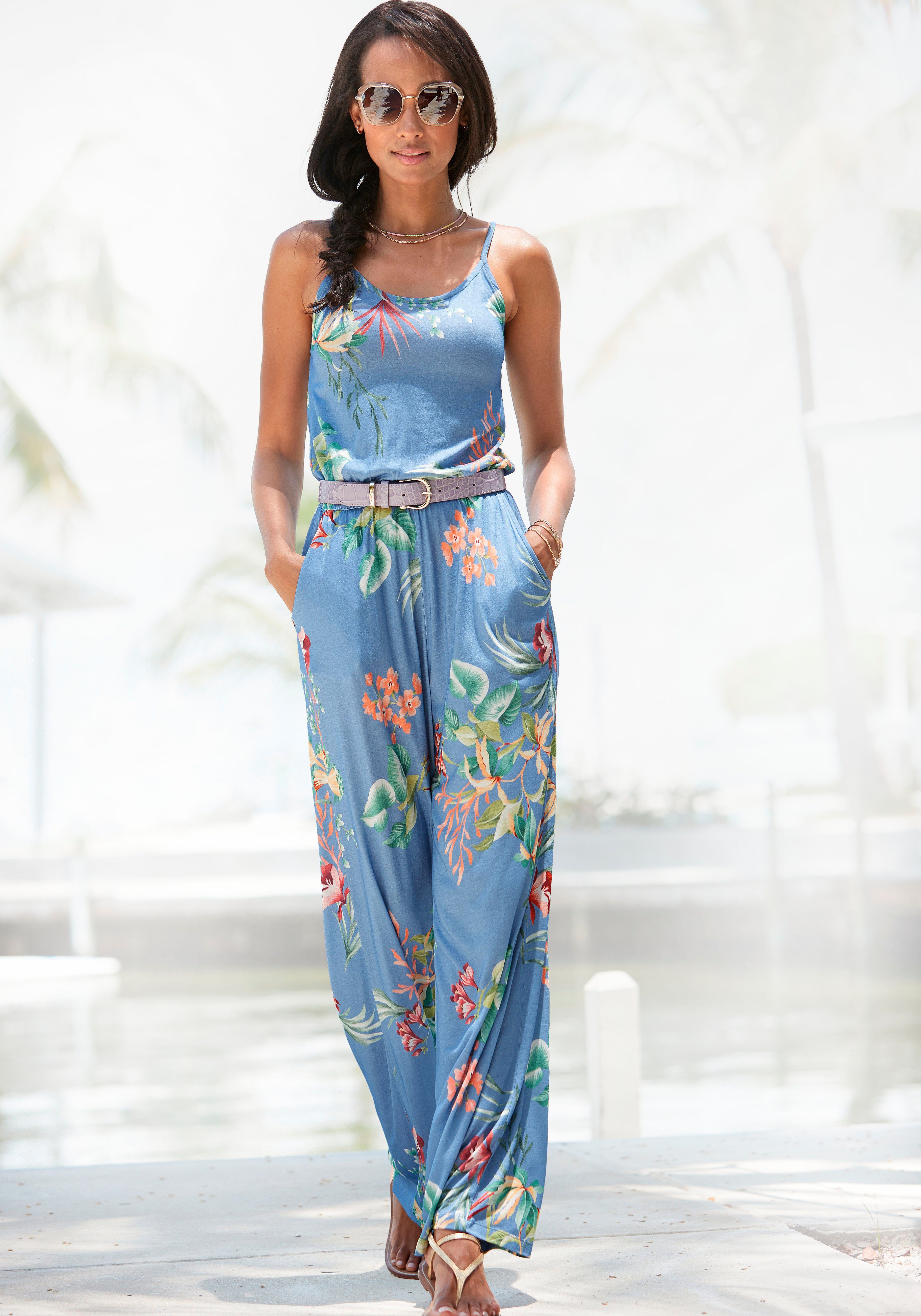 Jumpsuit mit Alloverdruck Buffalo