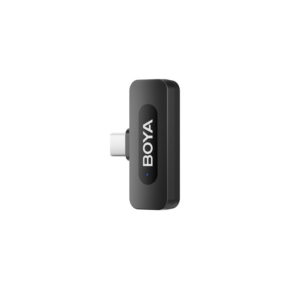 BOYA Mikrofon Interviewmikrofon Funkset (Spar-Set, 2-tlg), 2 Sender, USB-C, Rauschunterdrückung, Ladefunktion